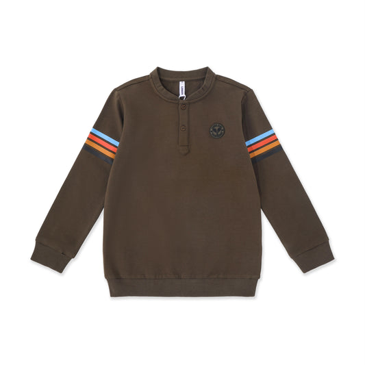 Retro Stripe sweatshirt 256 Green / 16