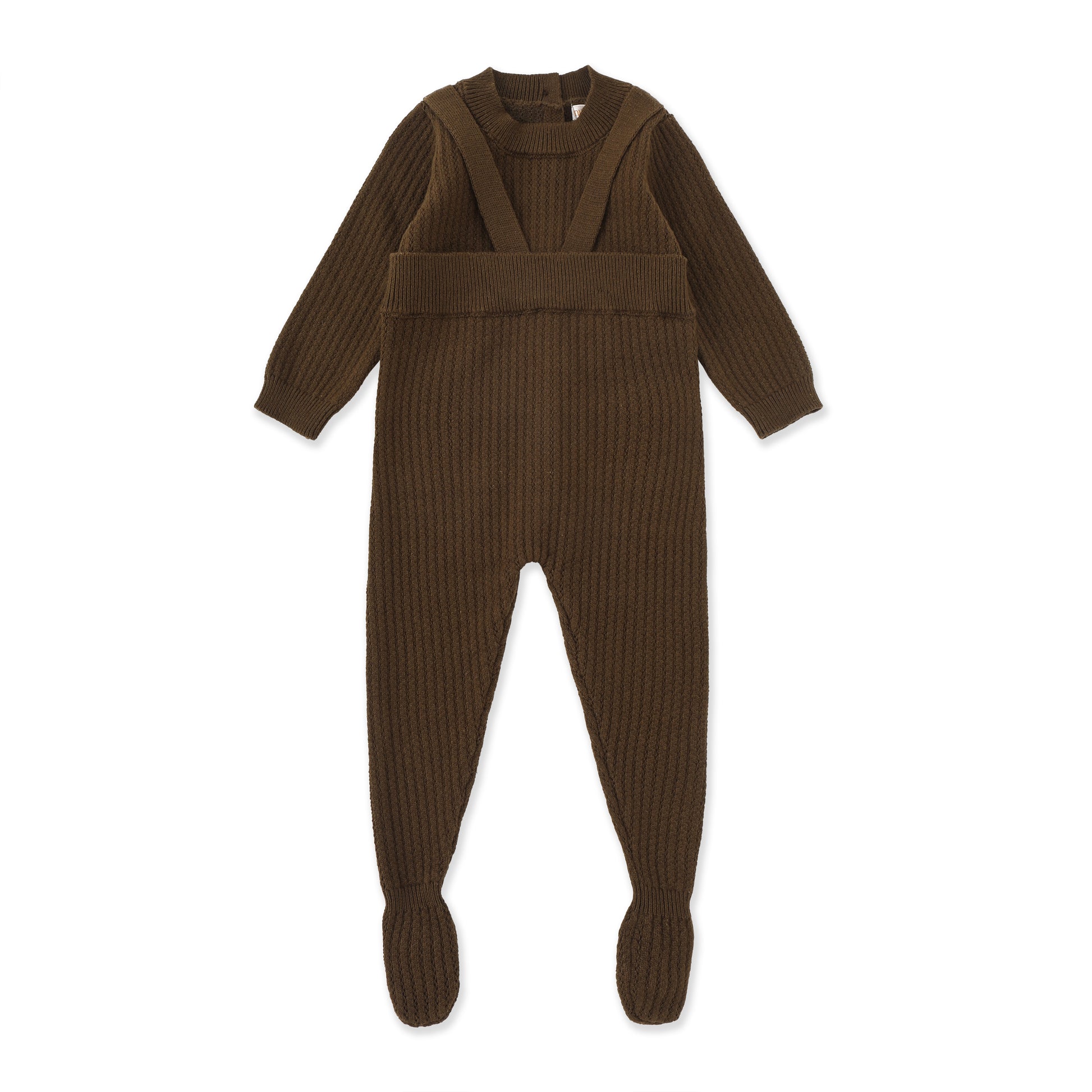 Vintage Garden Knit Romper 262 Green / 0-3