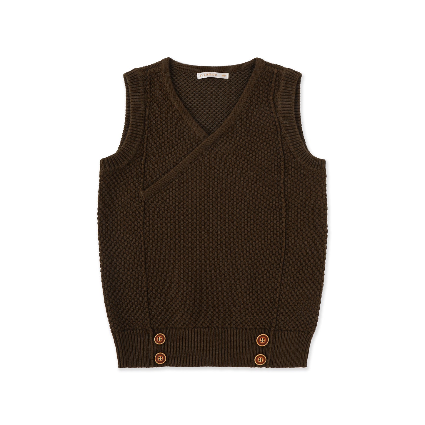 Vintage Garden Knit Vest 263 Green / 16