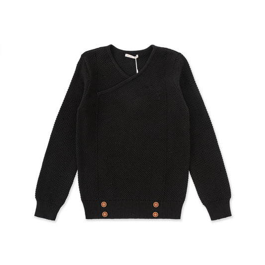 Vintage Garden Buttoned Cardigan 265 Black / 14