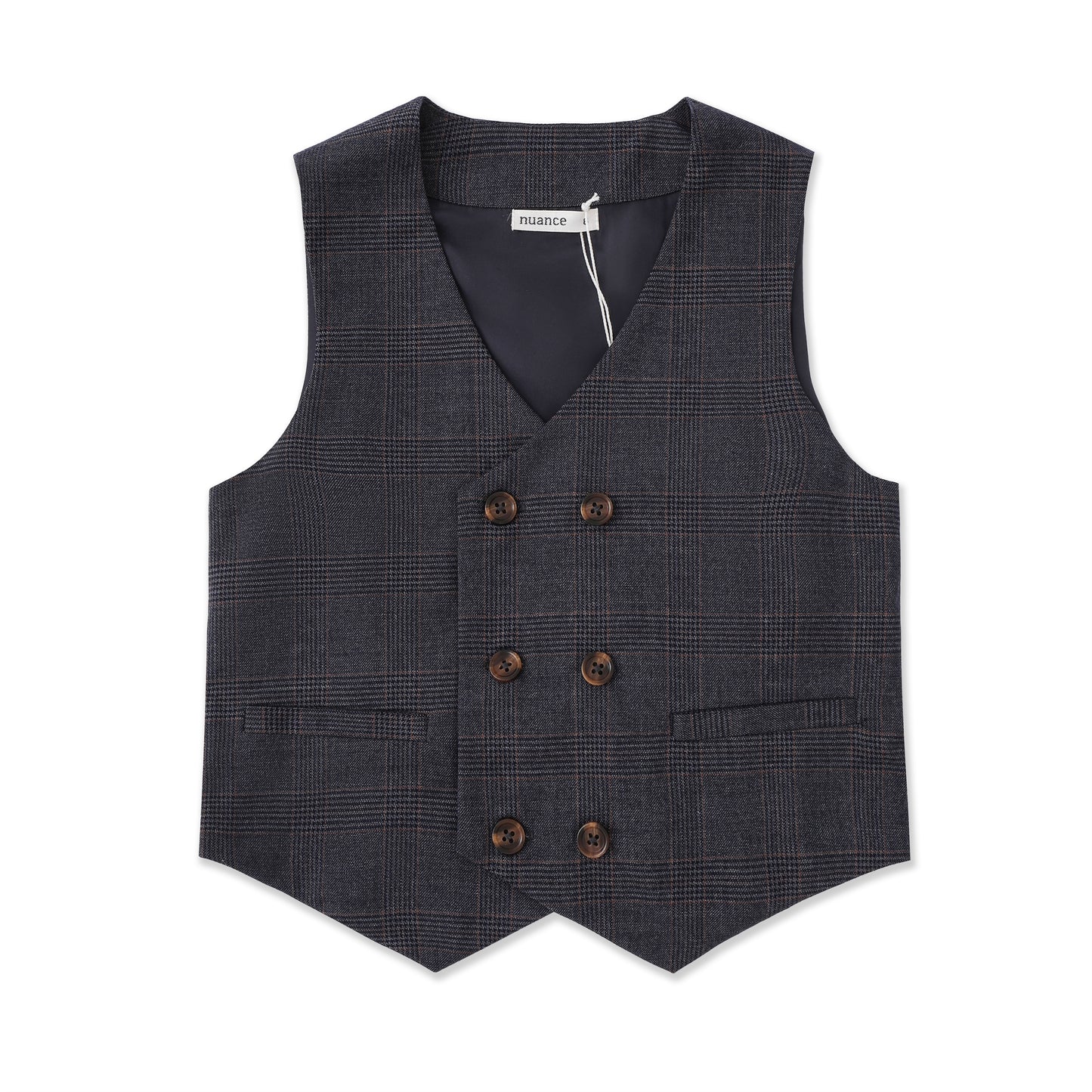 Heritage Tweed Vest 267 Blue / 14