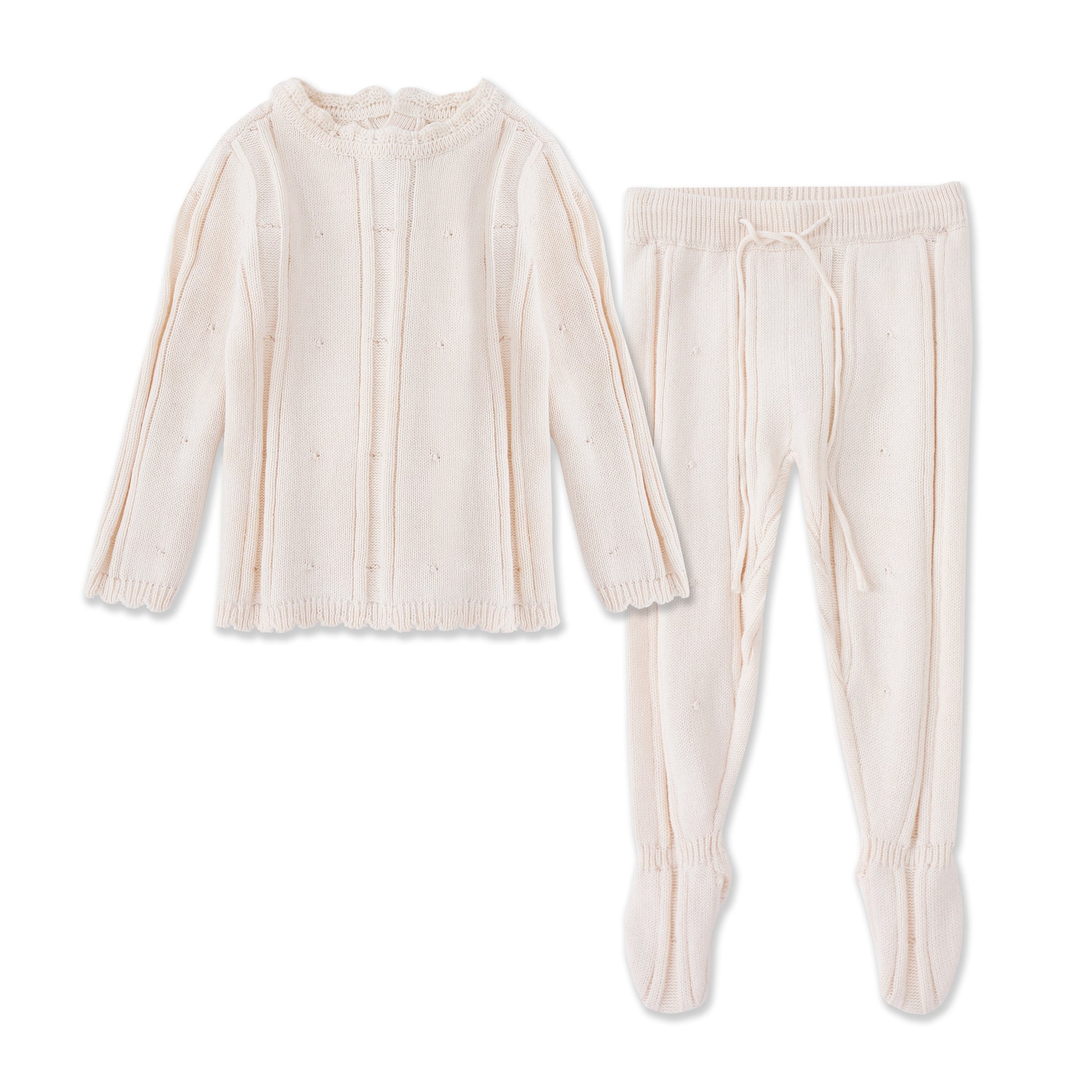 Heritage Tweed Pleated Dress 269 Cream / 0-3