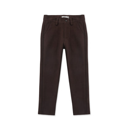 Tailored Knit Pants 510 Brown / 8