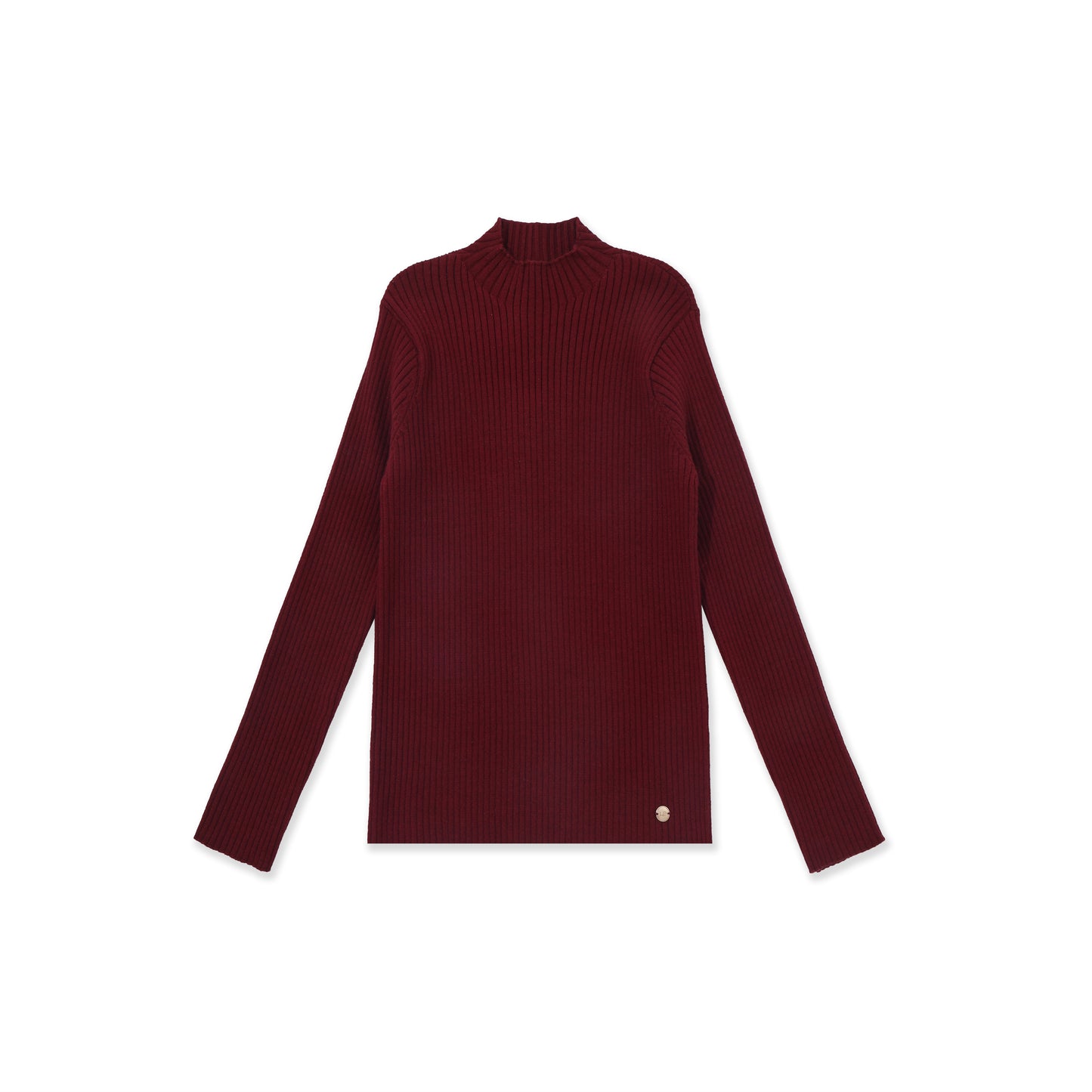 Cable Detail Ribbed Sweater — Kids 512 Maroon / 10