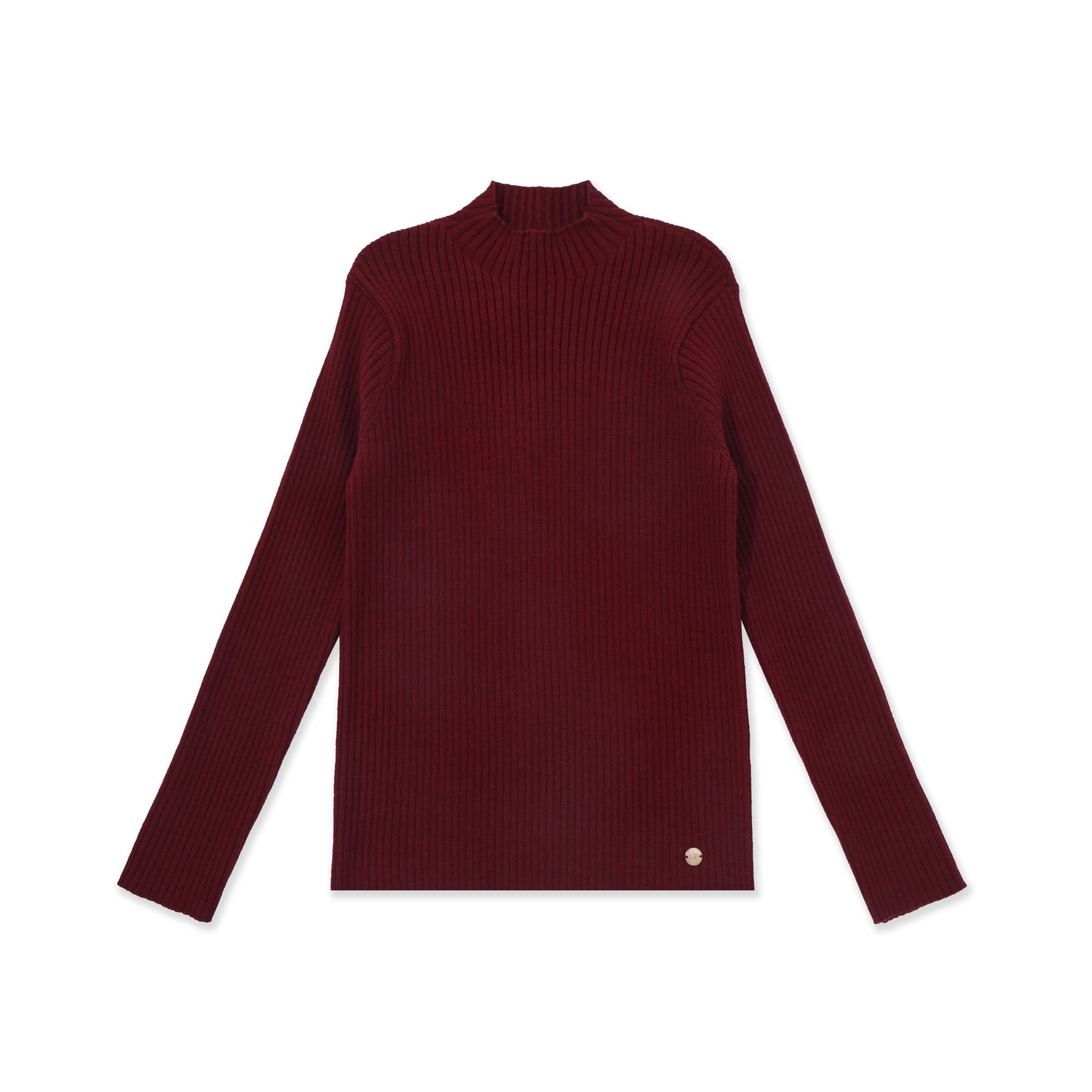 Cable Detail Ribbed Sweater — Teens 513 Maroon / 18