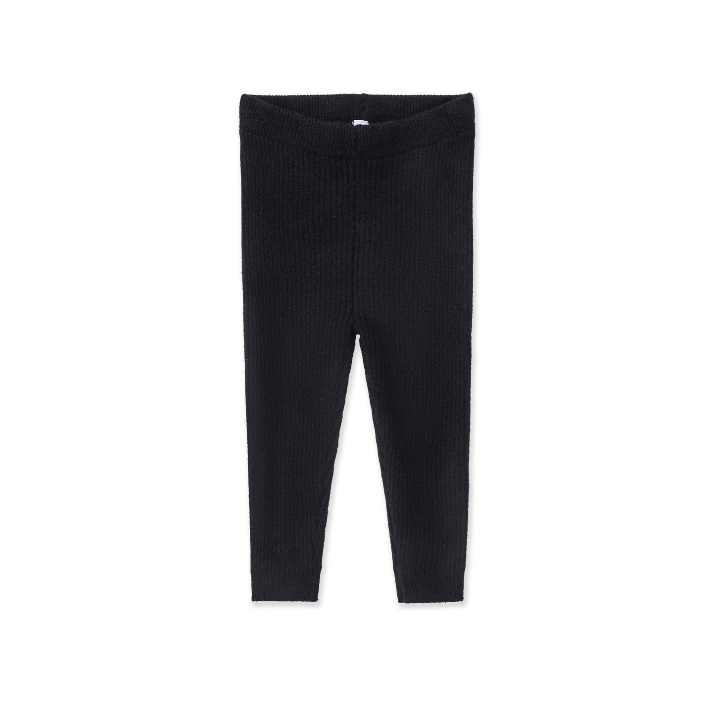 Solid Ribbed Legging 518 Black / 0-3