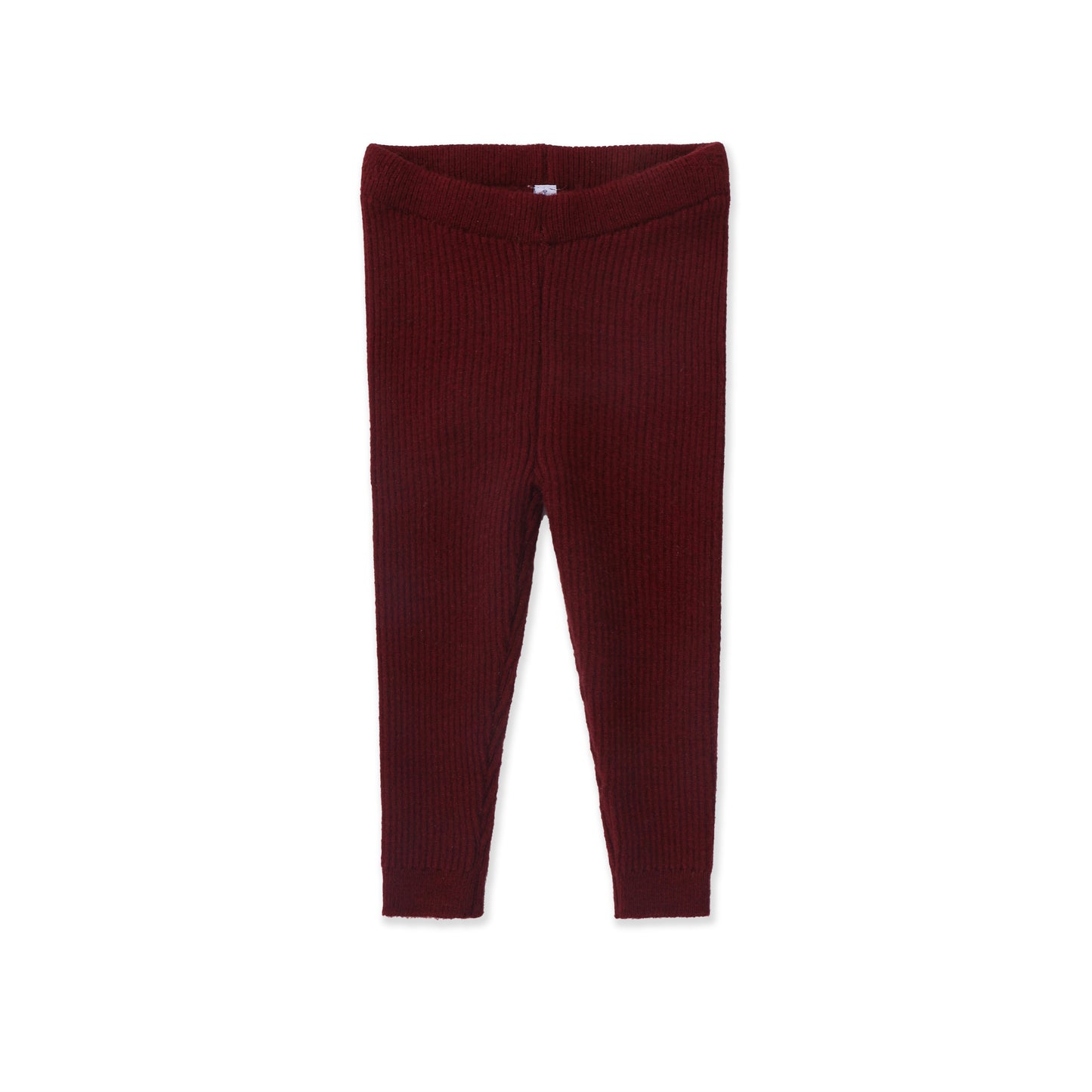 Solid Ribbed Legging 518 Maroon / 0-3
