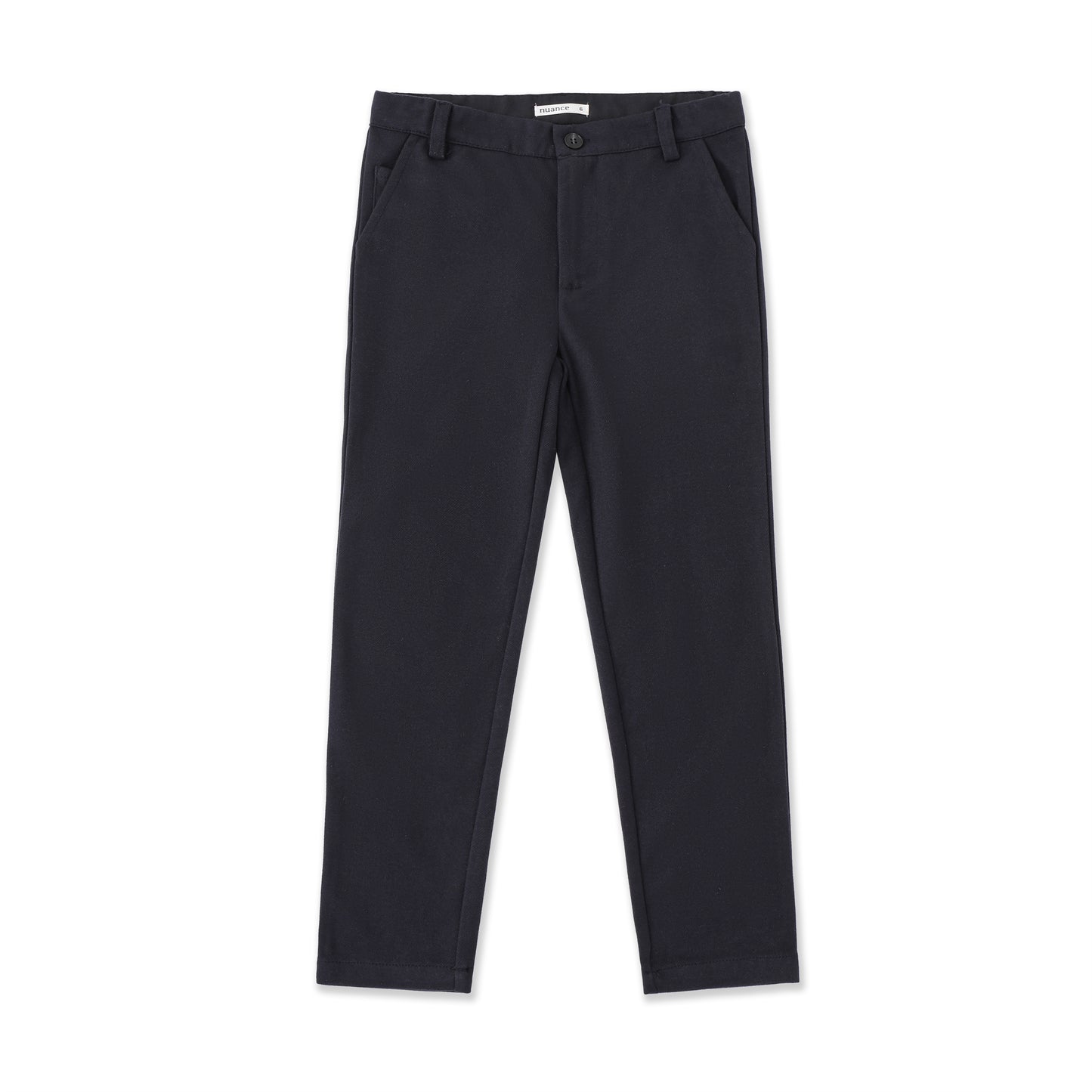 Boys’ Slim Ponte Pants — Stretch Tweed Look 525 Navy / 14