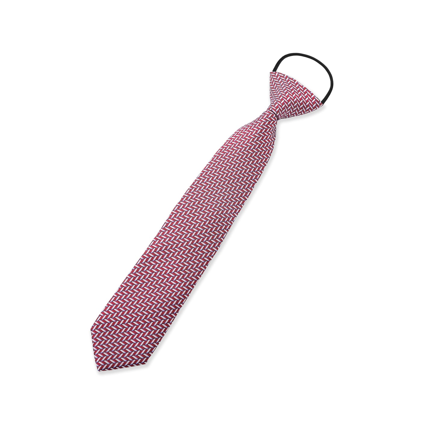 Pre-Tied Elastic Necktie 047 Maroon / NS