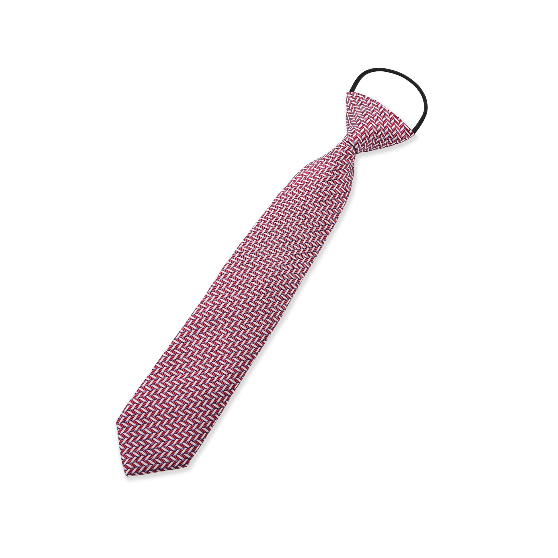 Pre-Tied Elastic Necktie 047 Maroon / NS