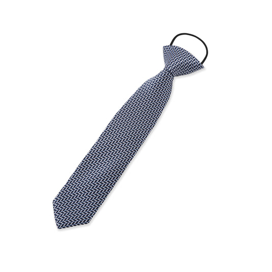 Pre-Tied Elastic Necktie 048 Blue / NS