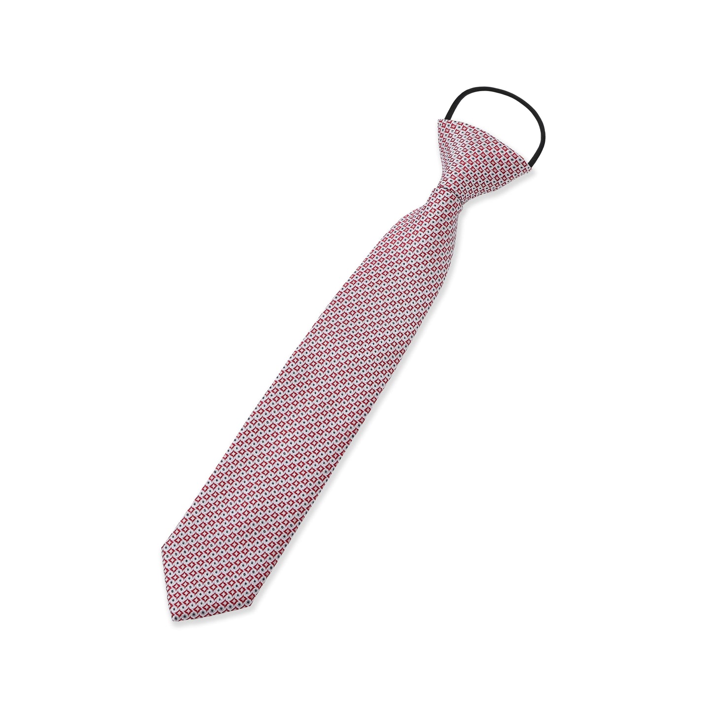 Pre-Tied Elastic Necktie 049 Red / NS