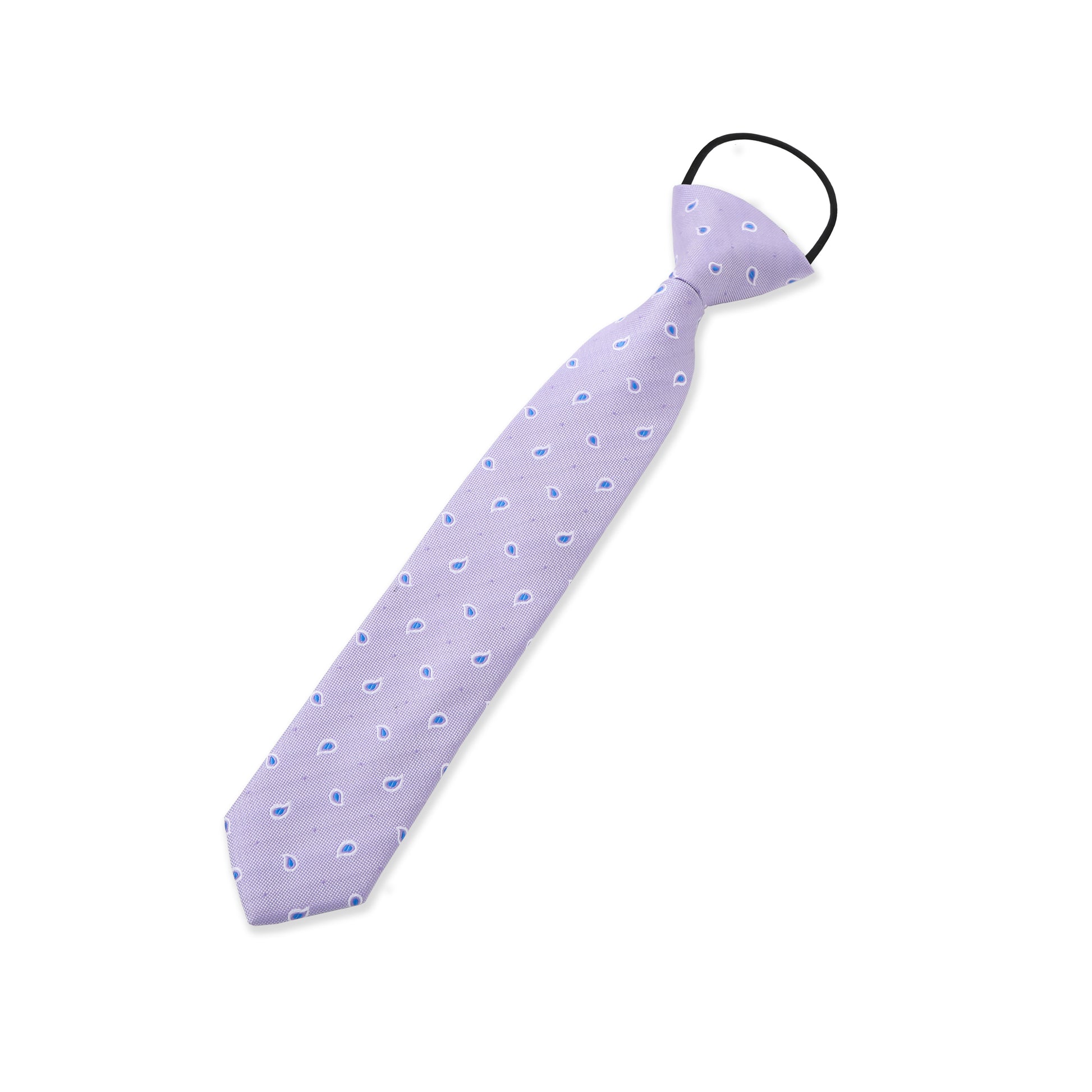 Pre-Tied Elastic Necktie 055 Purple / NS