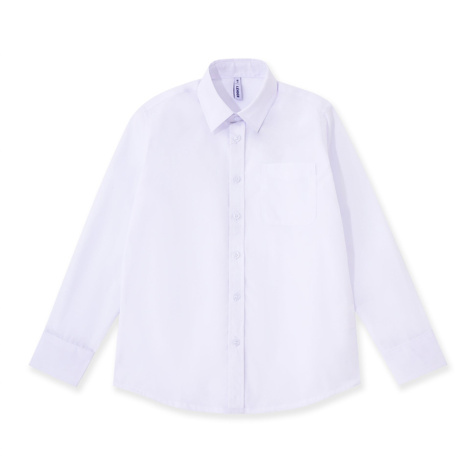Long sleeve white fabric shirt 505 White / 18
