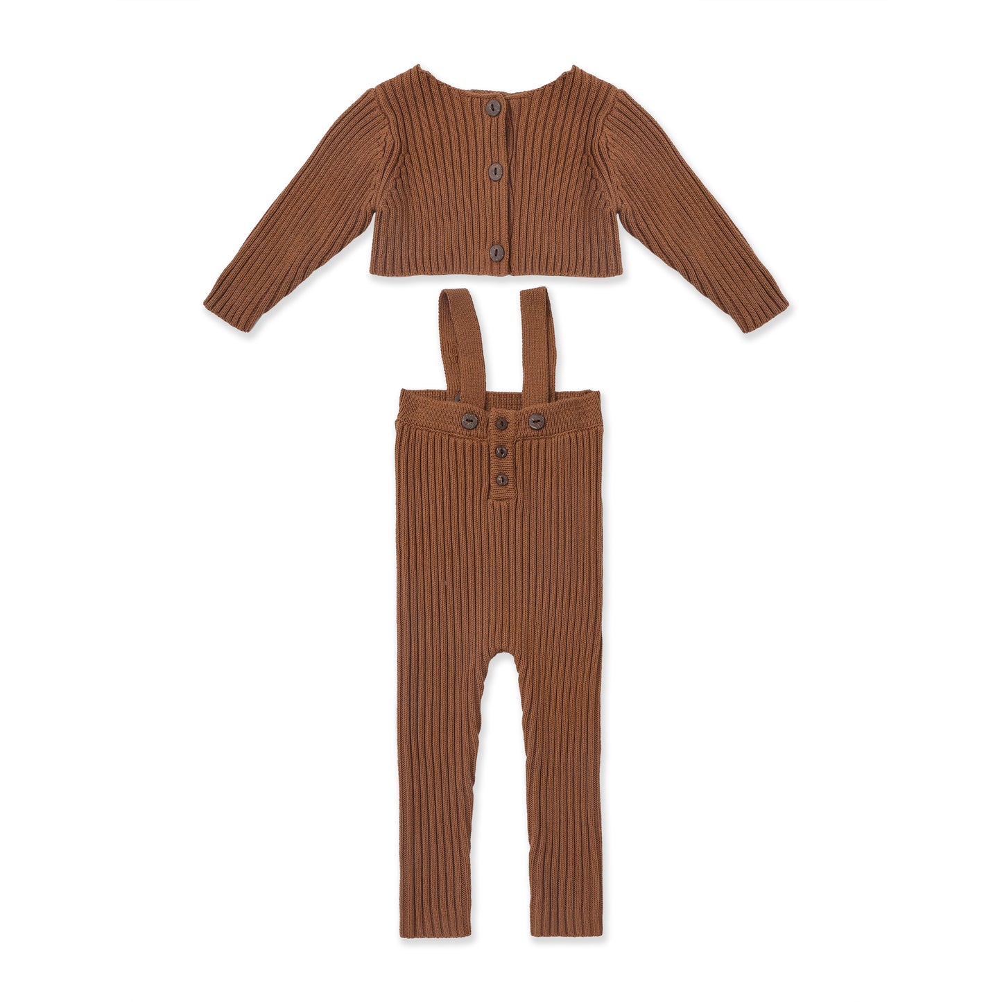 Knitted overall with cardigan 005 Beige / 912