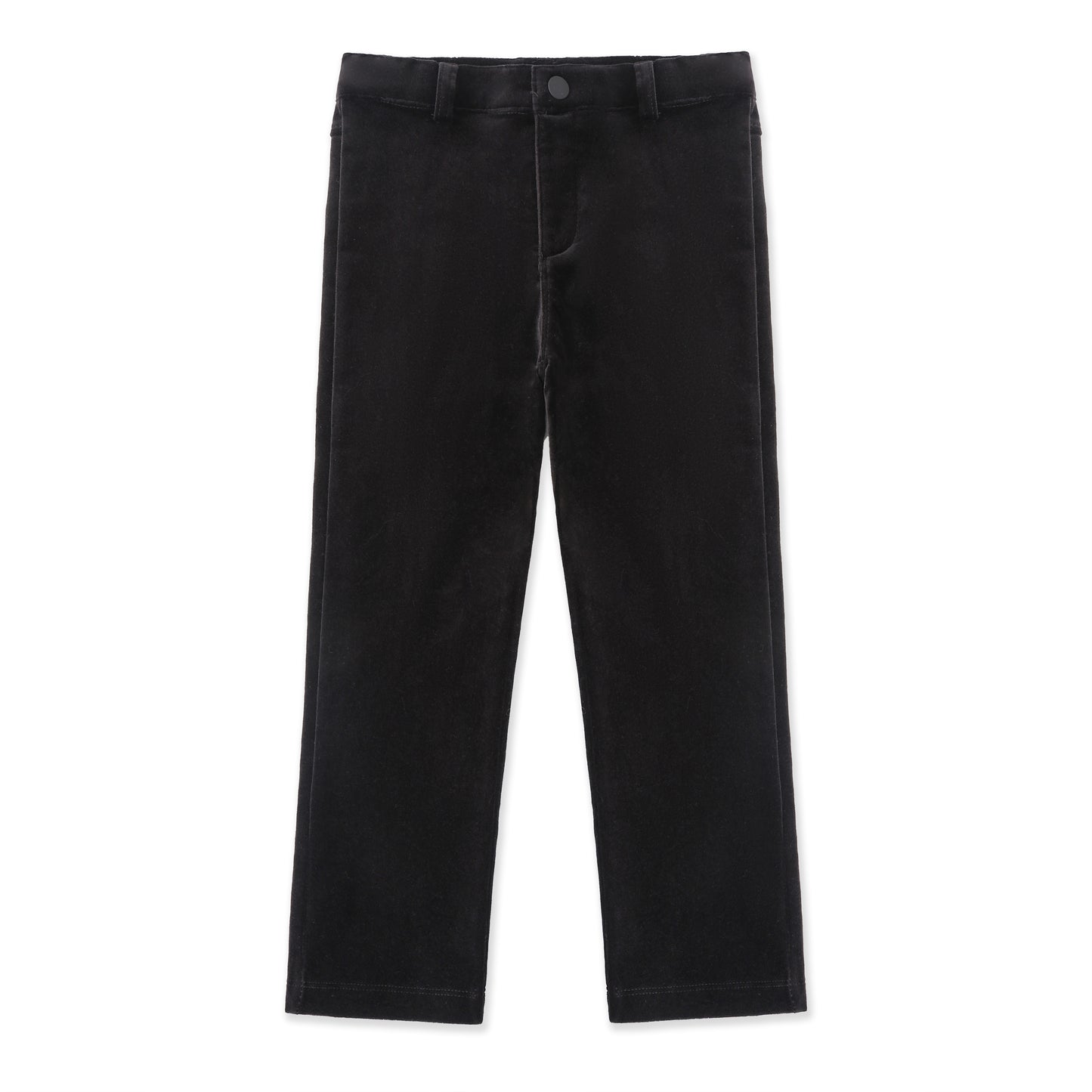 Elegant velvet pants 011 Black / 14