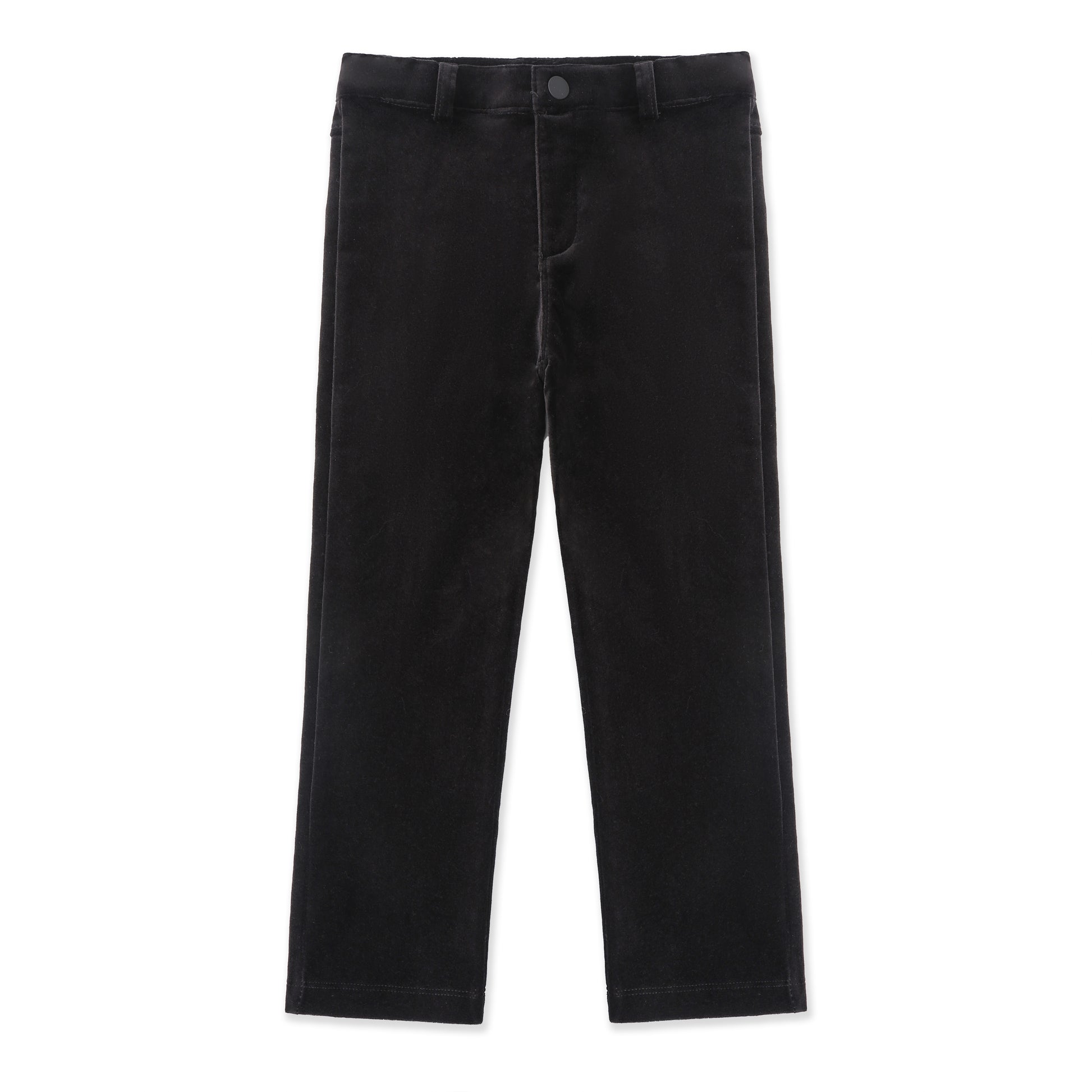 Elegant velvet pants 011 Black / 14