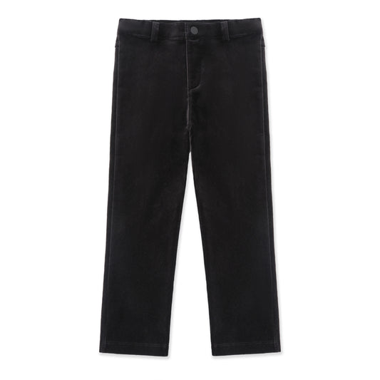 Elegant velvet pants 011 Black / 14