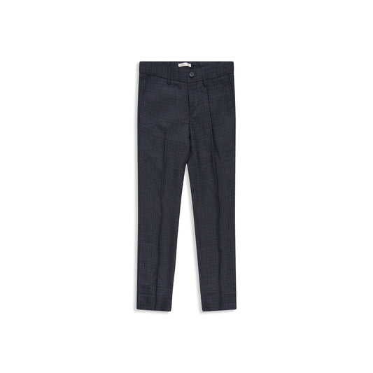 Plaid texture pants 045 Blue / 10