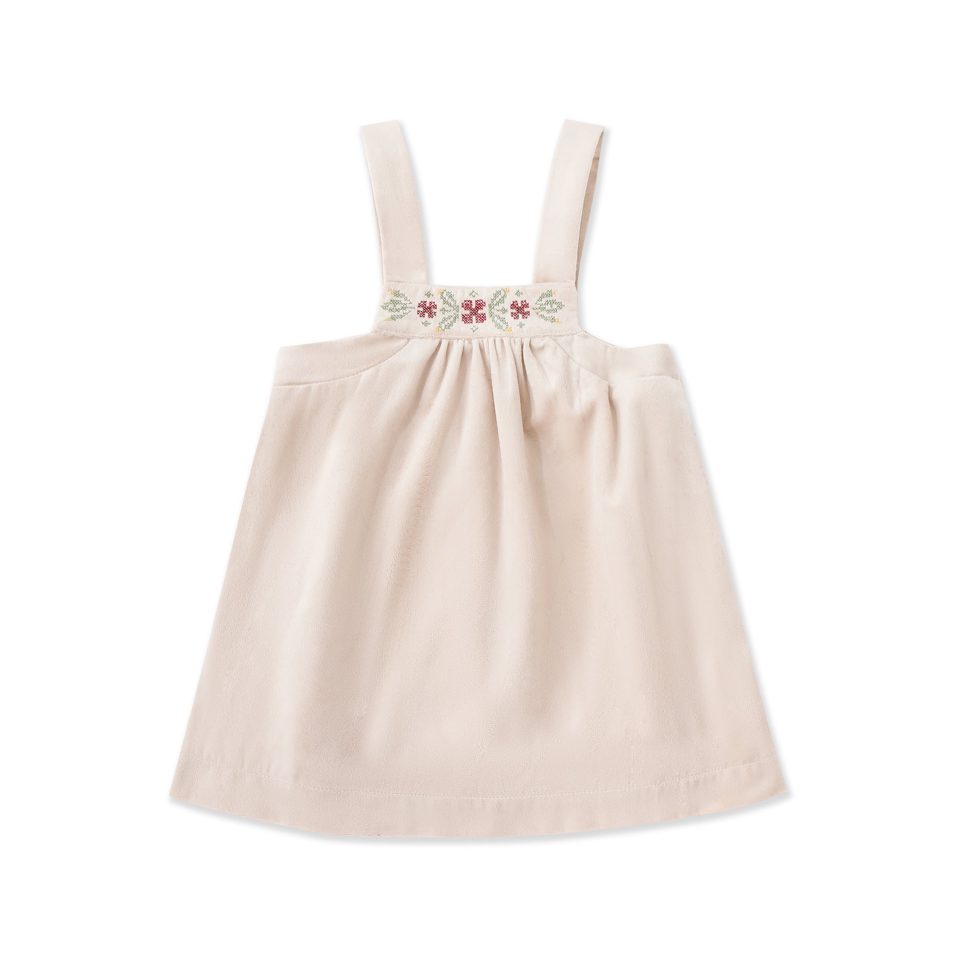 Velvet Embroidered Jumper 055 Cream / 14