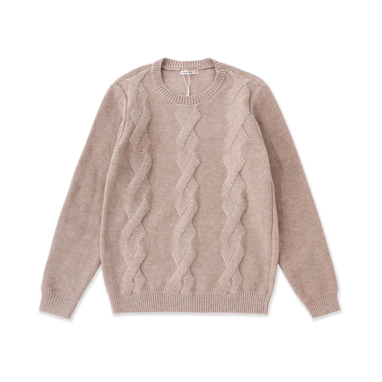 Diamond Stitch Knit Sweater 057 Beige / 16
