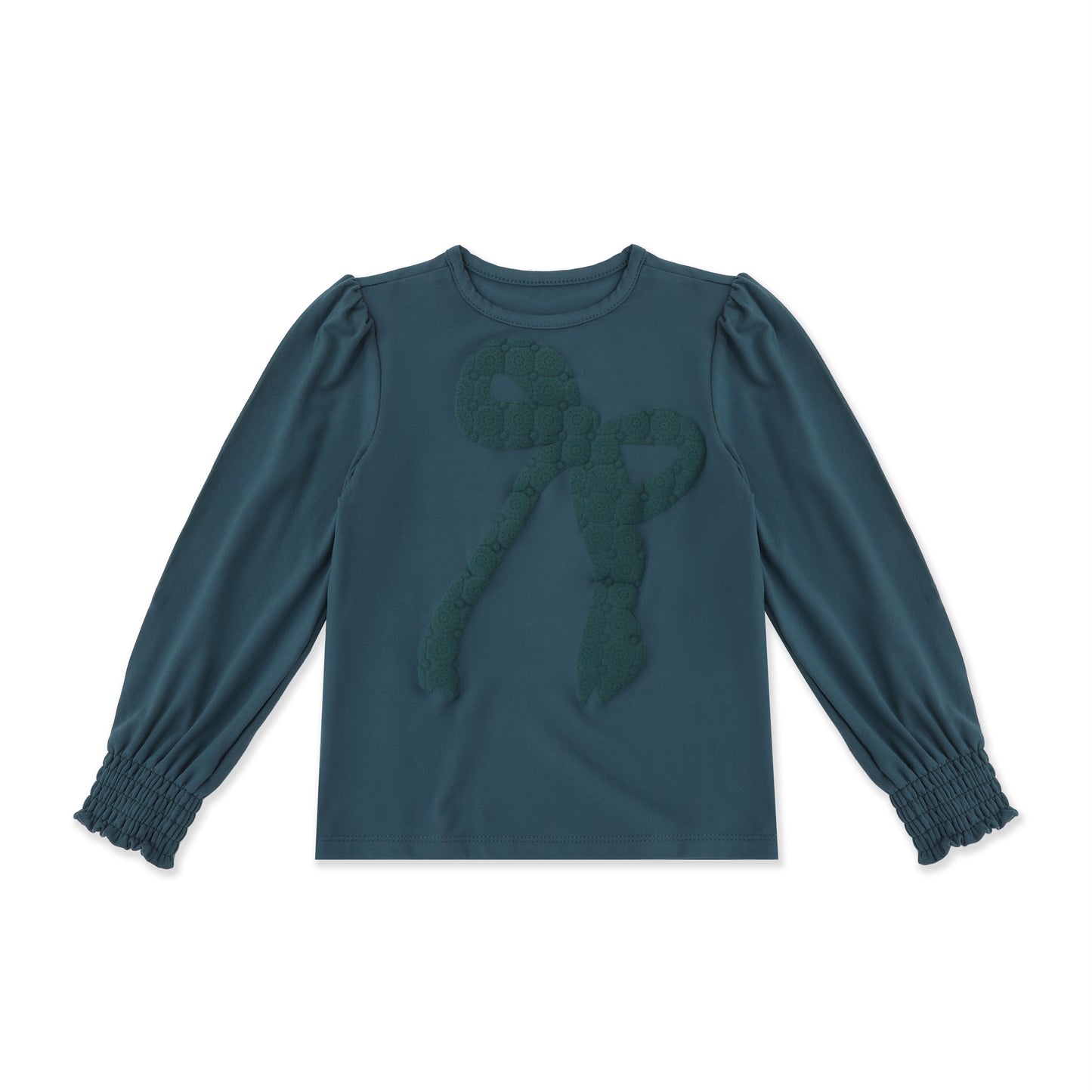 Ruffle Cuff Everyday Tee 002 Teal / 16