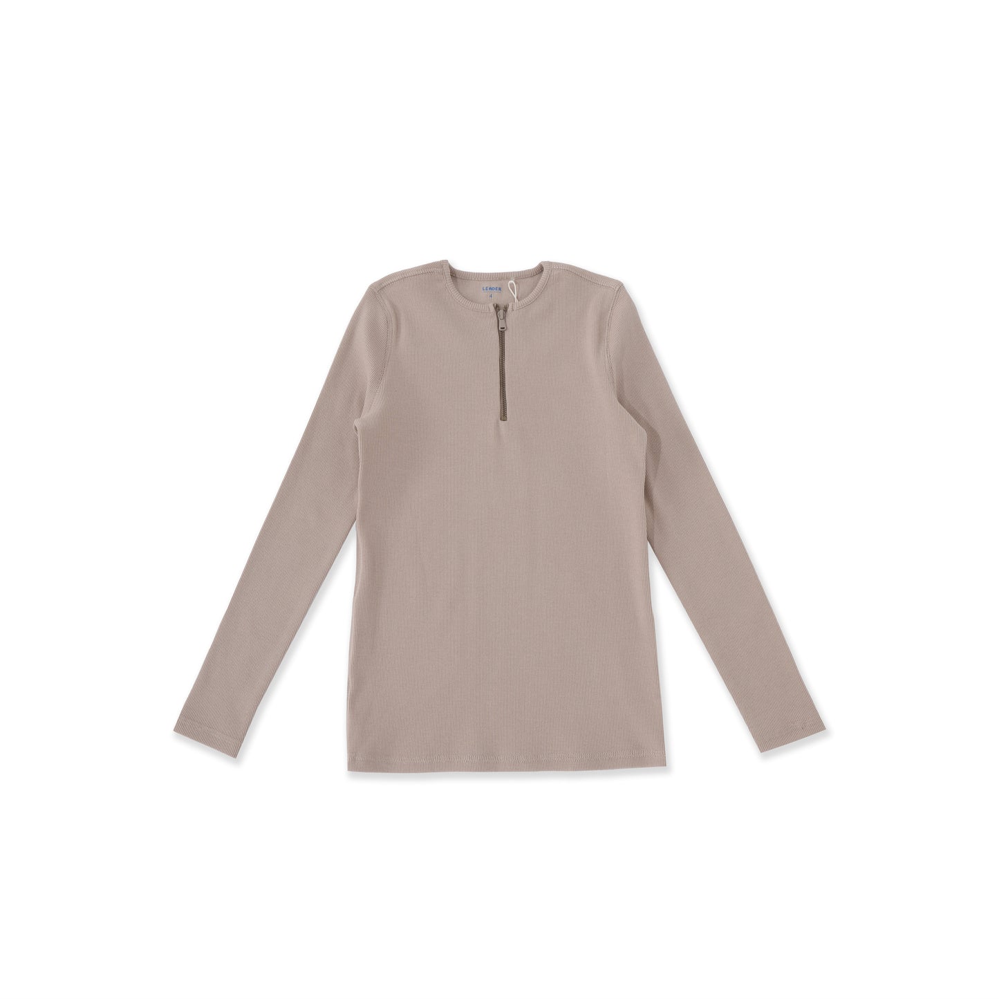 Henley Ribbed Top 012 Beige / 10