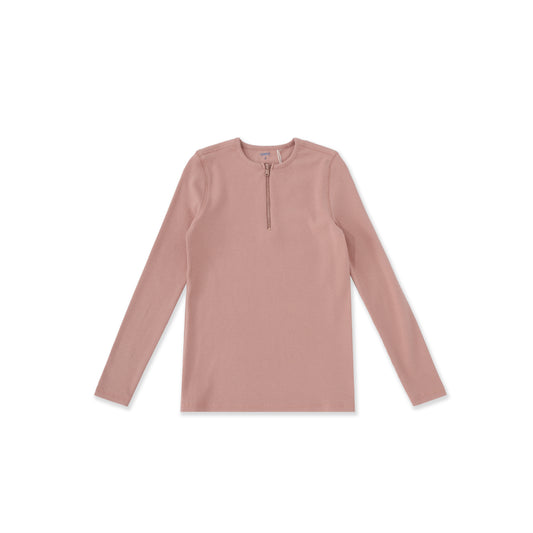 Henley Ribbed Top 012 Peach / 10