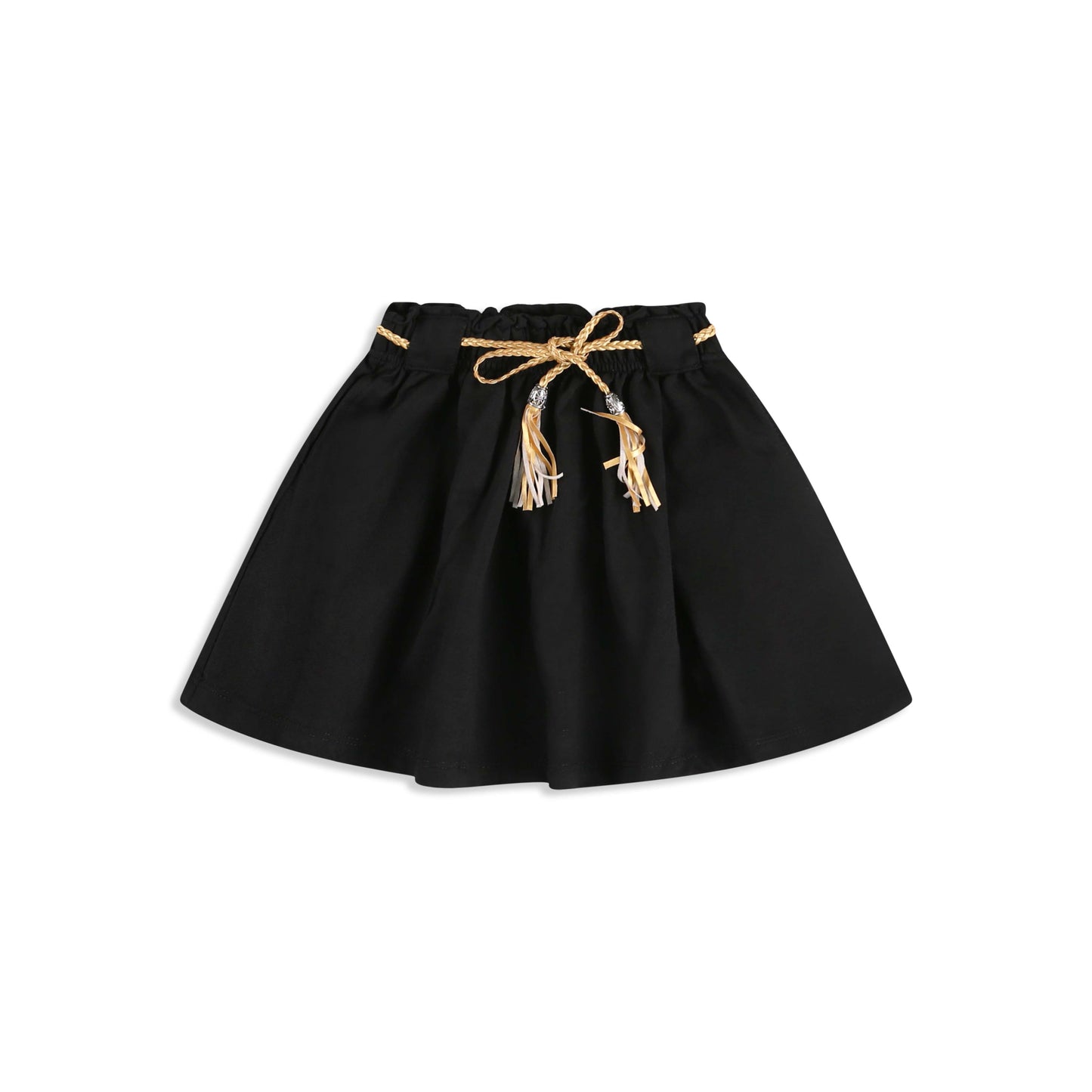 Gathered Waist Skirt 023 Black / 12