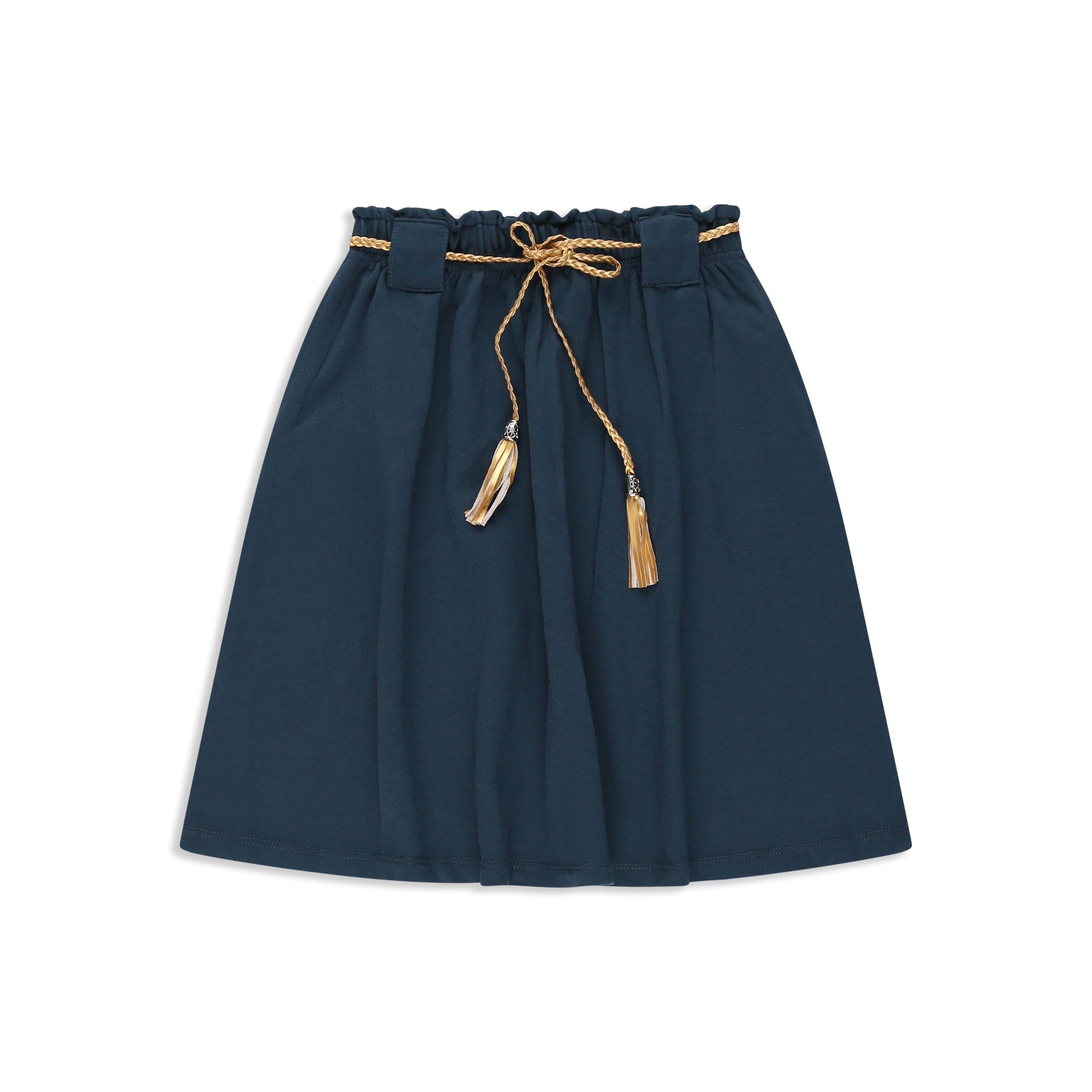 Gathered Waist Skirt 023 Teal / 12