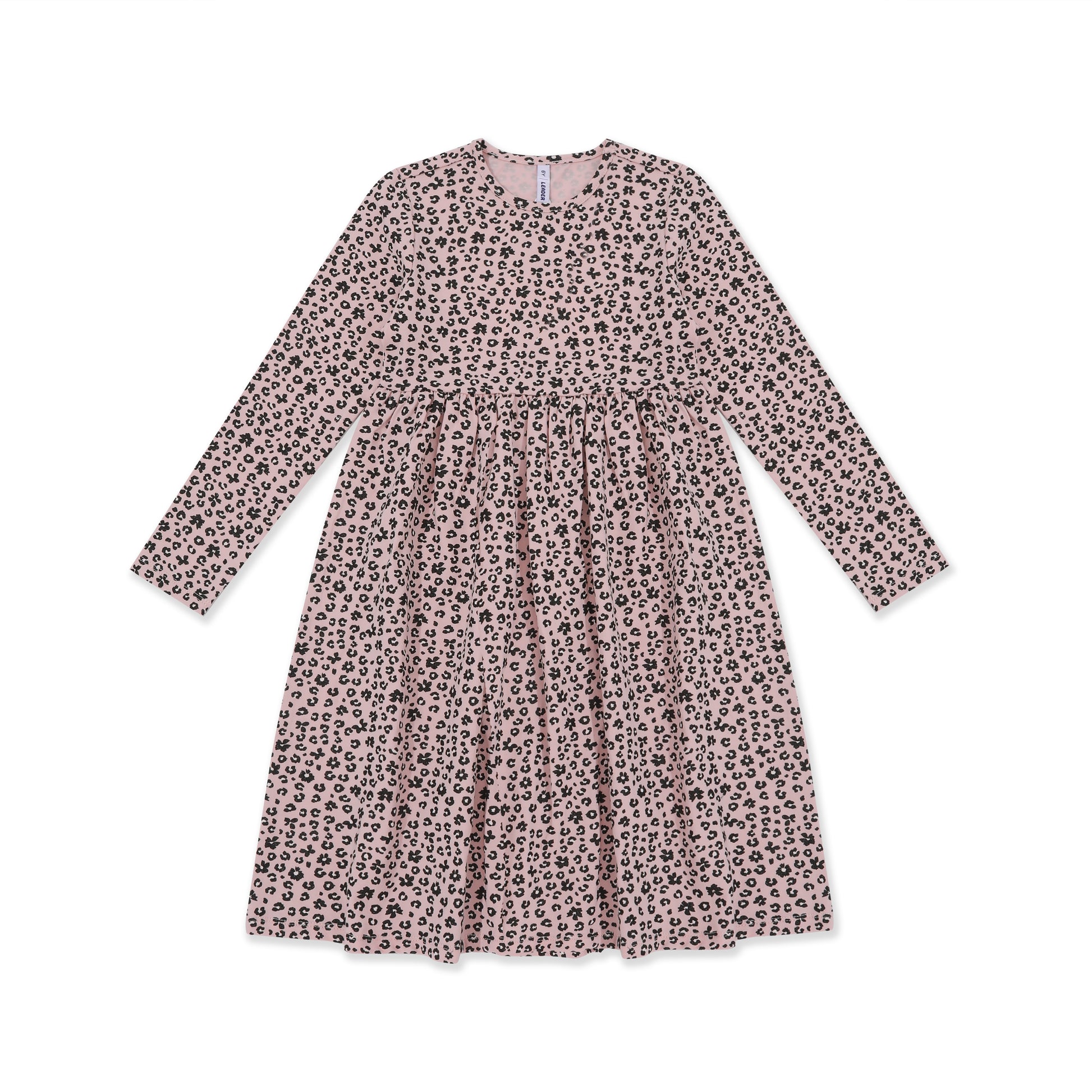 Gathered Empire Waist Dress 025 Pink / 8