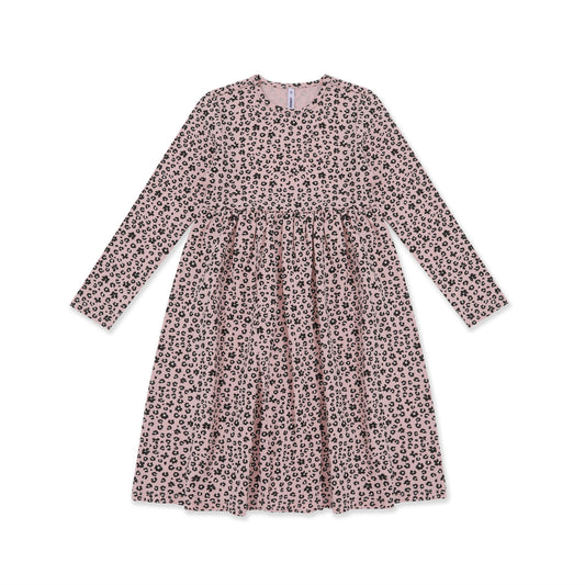 Gathered Empire Waist Dress 025 Pink / 8