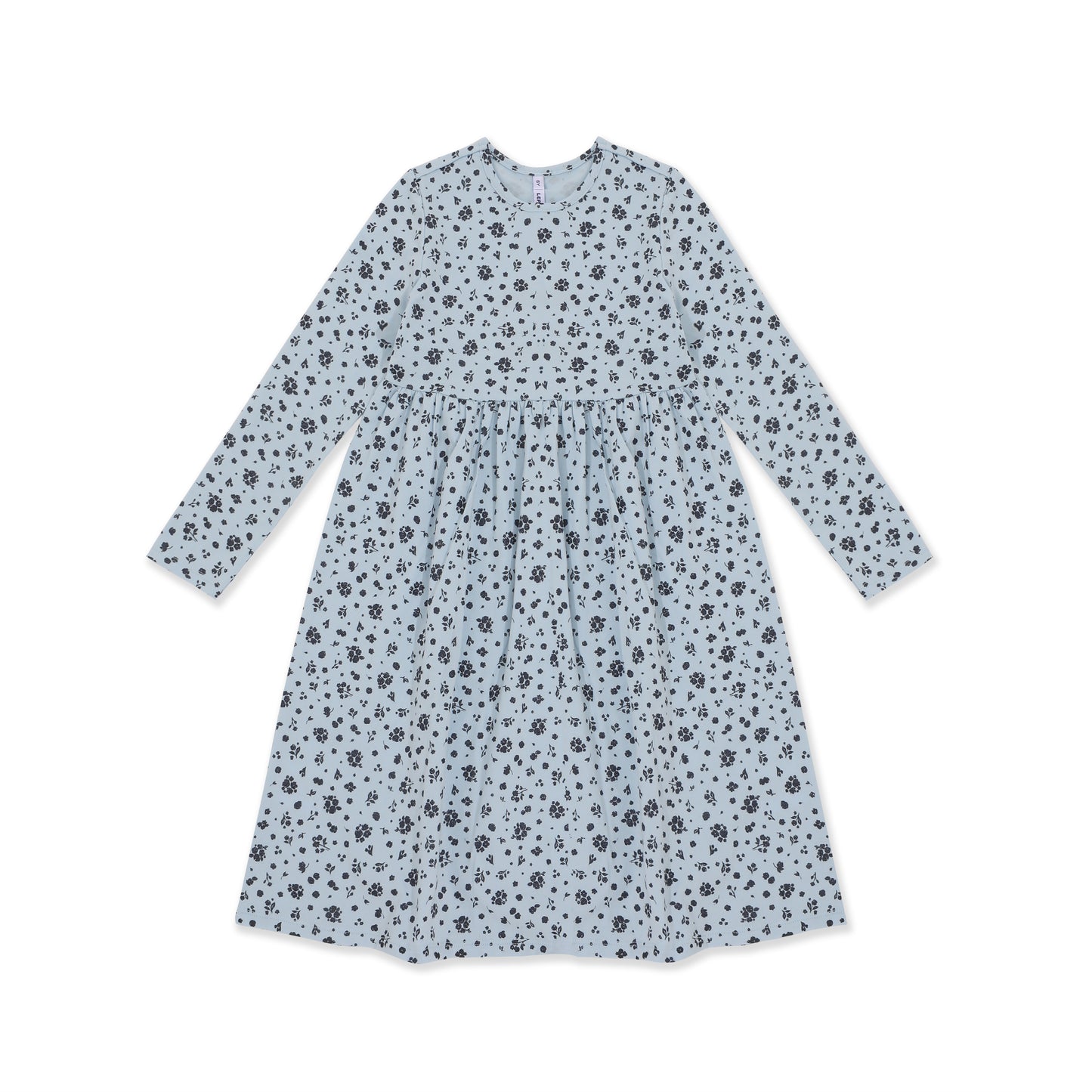 Gathered Empire Waist Dress 025 Blue / 8