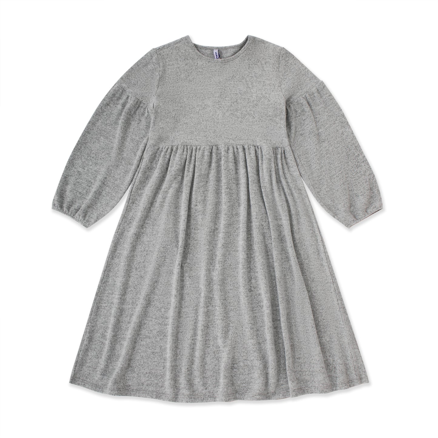 Knit Empire Waist Dress 028 Grey / 14