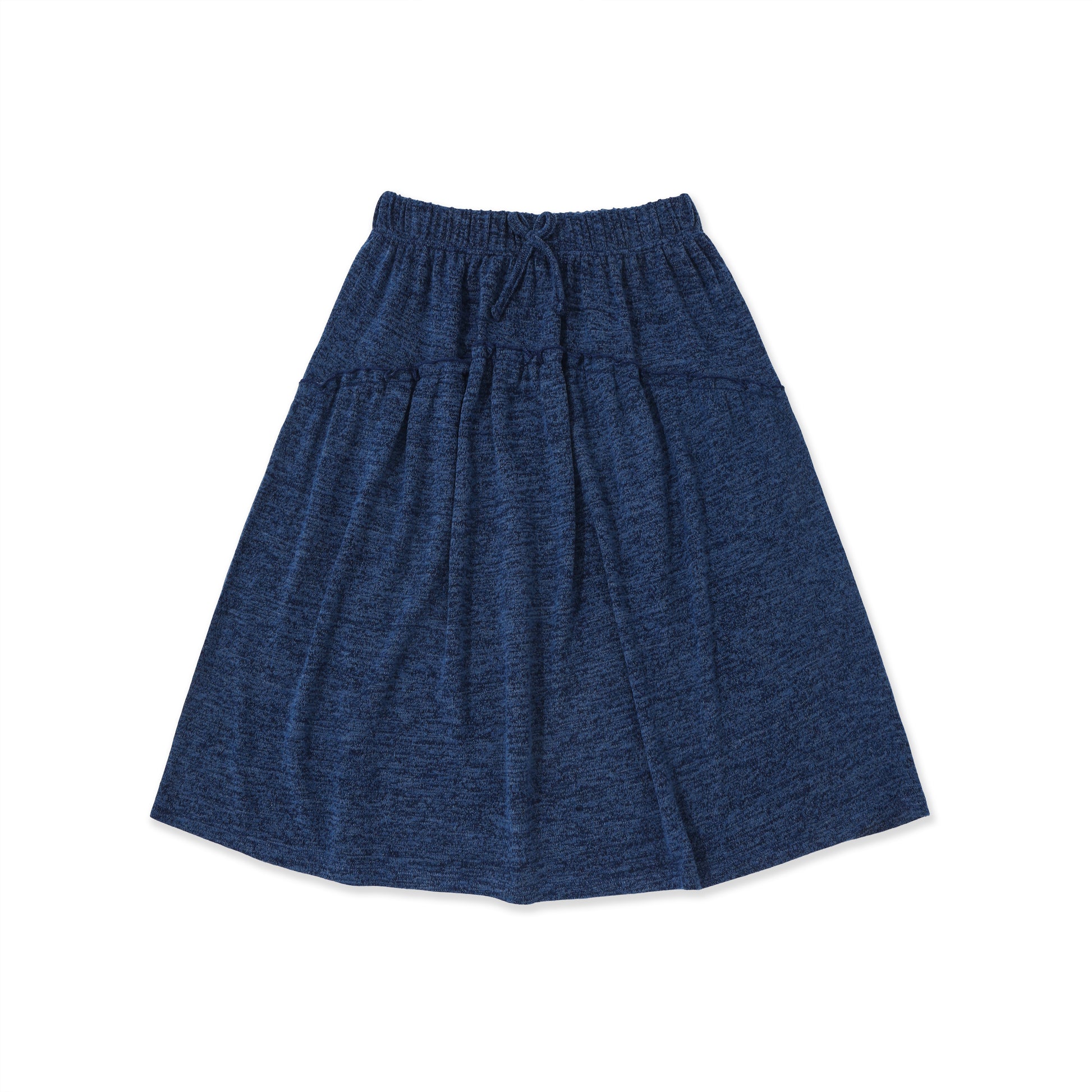 Tiered Knit Skirt 029 Blue / 14