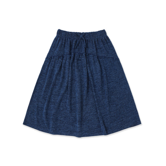 Tiered Knit Skirt 029 Blue / 14