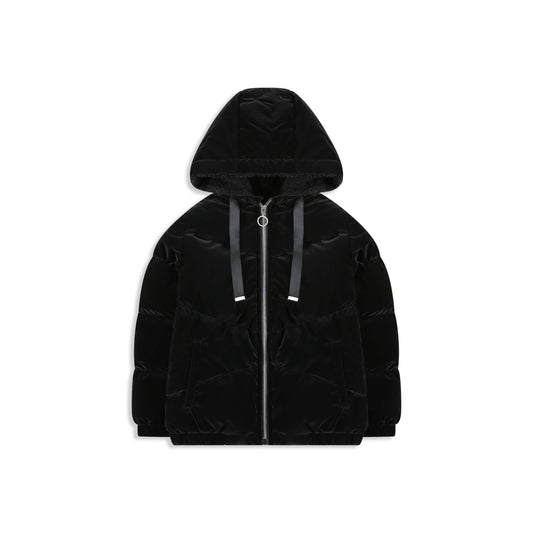 Utility Pocket Hooded Puffer 058 Black / 10
