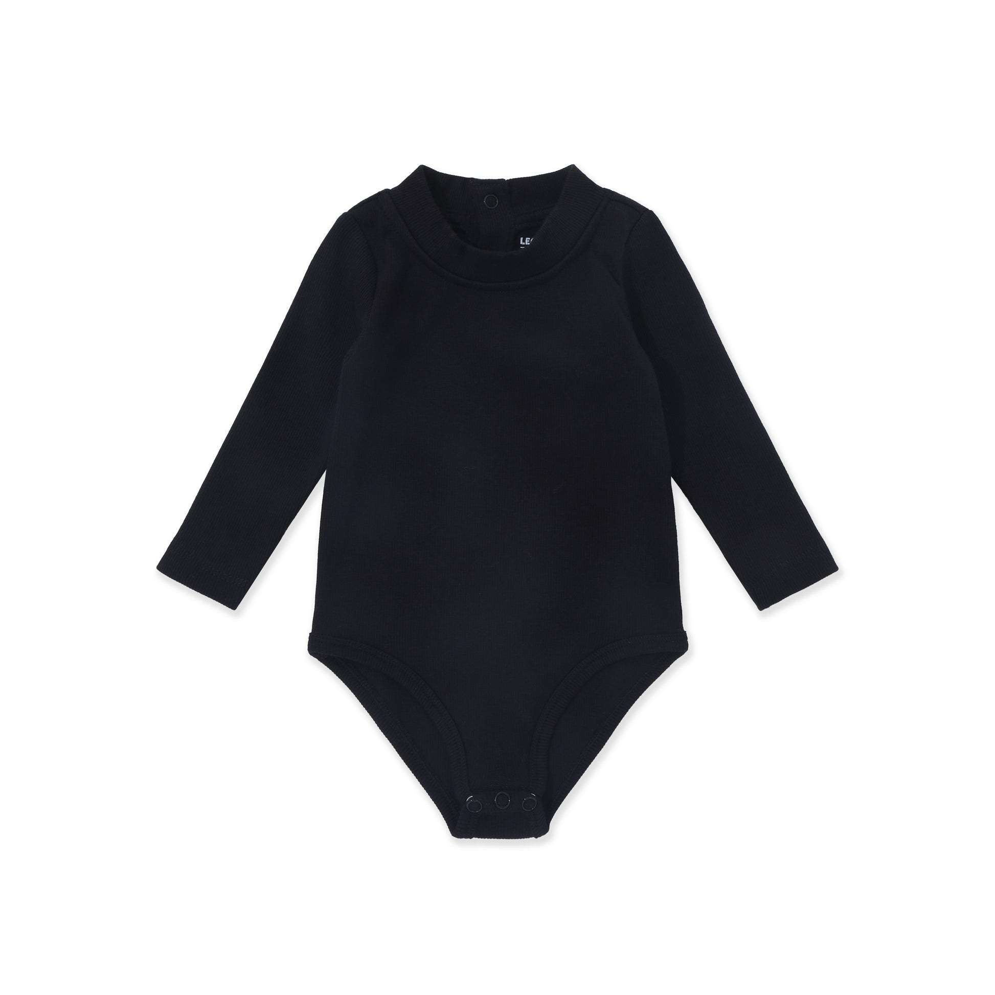 Ribbed bodysuit 064 Black / 3-6M