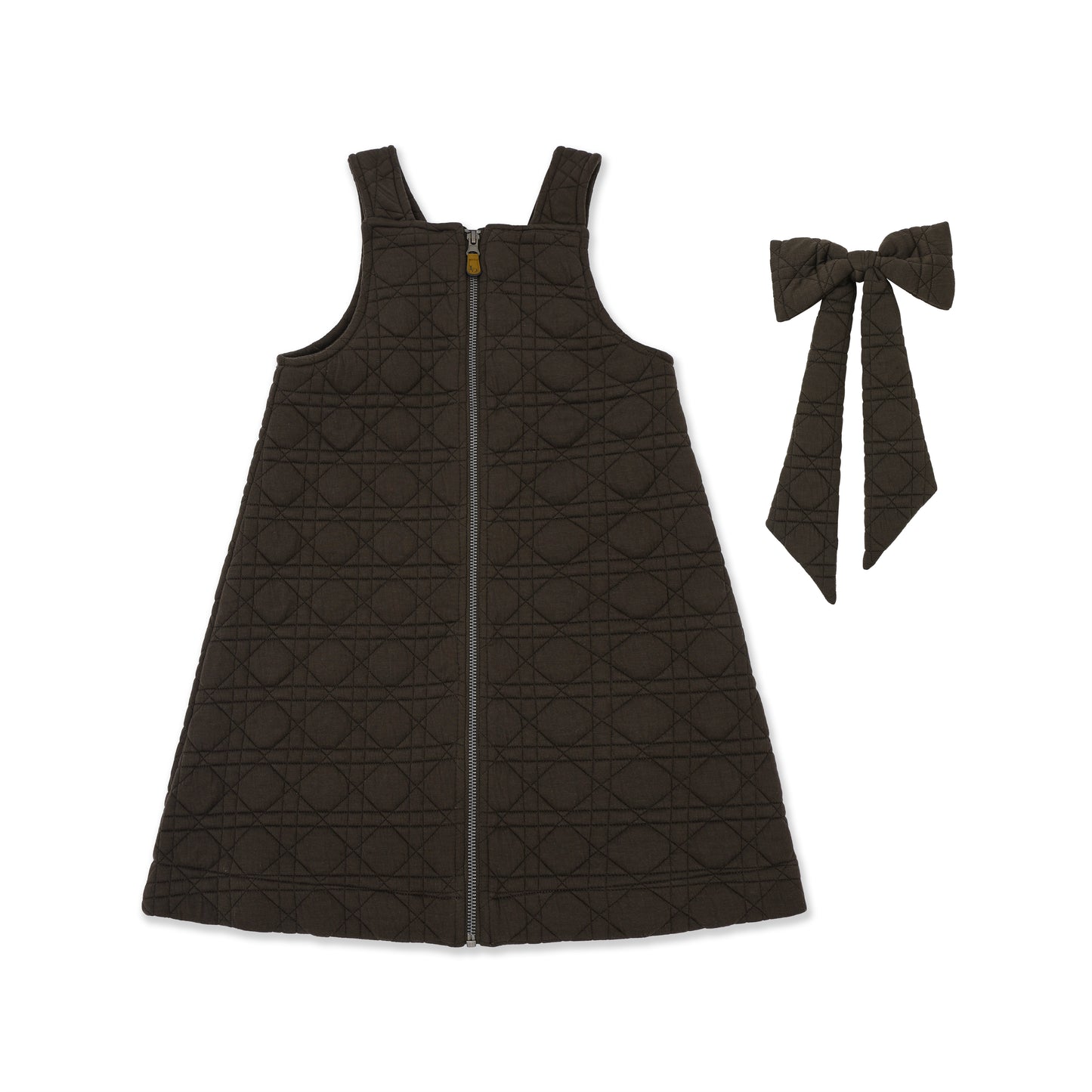 Quilted Jumper with Bow Ties 070 Green / 12