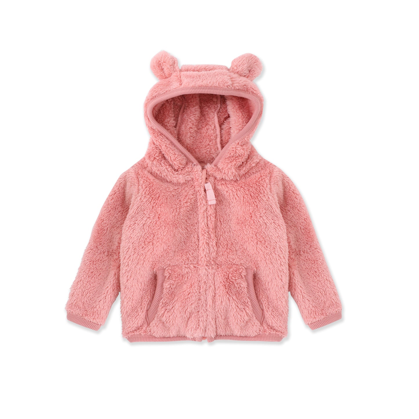 Fluffy jacket 075 Pink / 3-6M