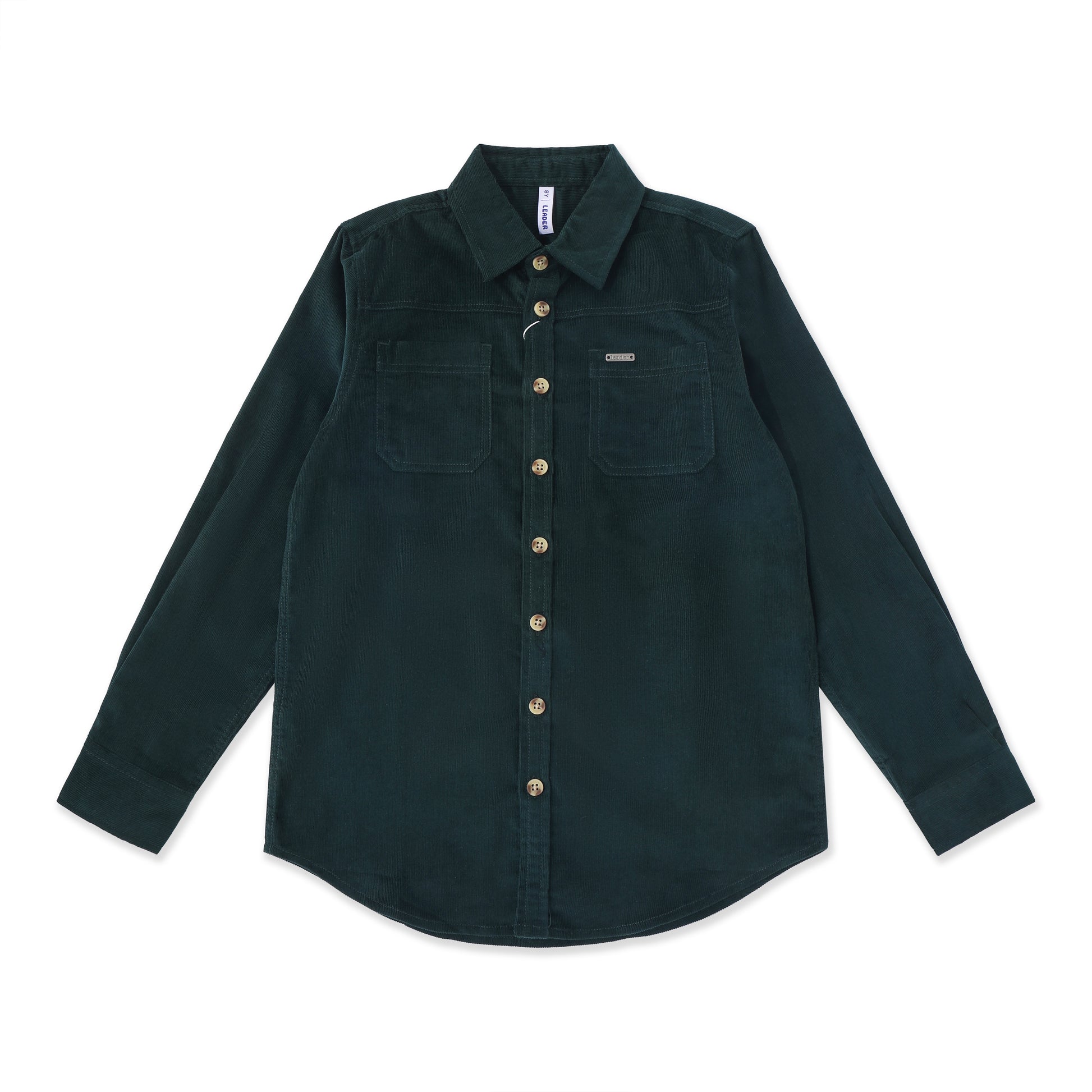 Boys corduroy shirt 103 Green / 16
