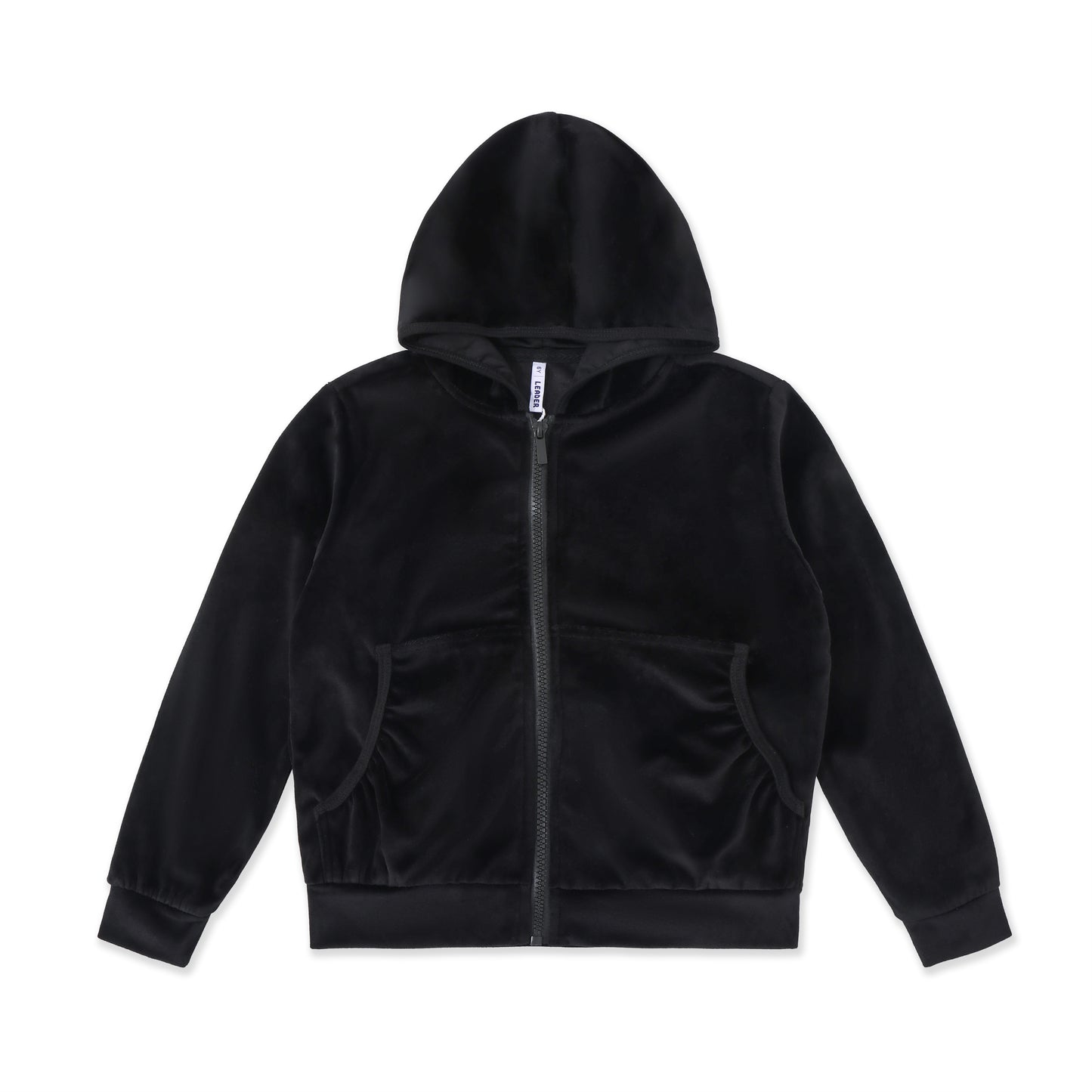 Velvet hoodie 104 Black / 18