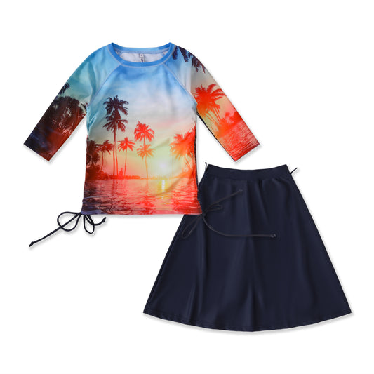 Swim set with leggings 140