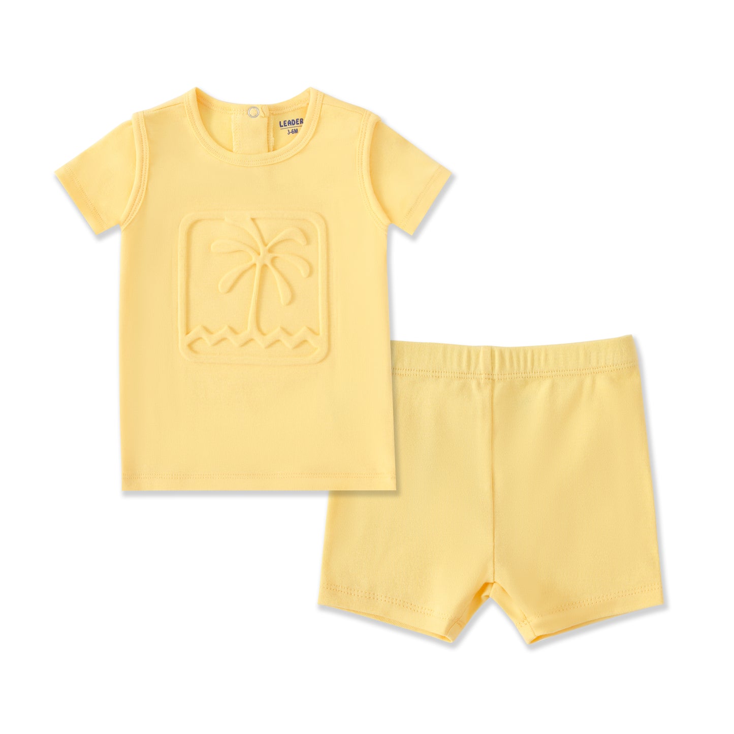 Baby Rib Short Sleeve Top & Shorts Set  154