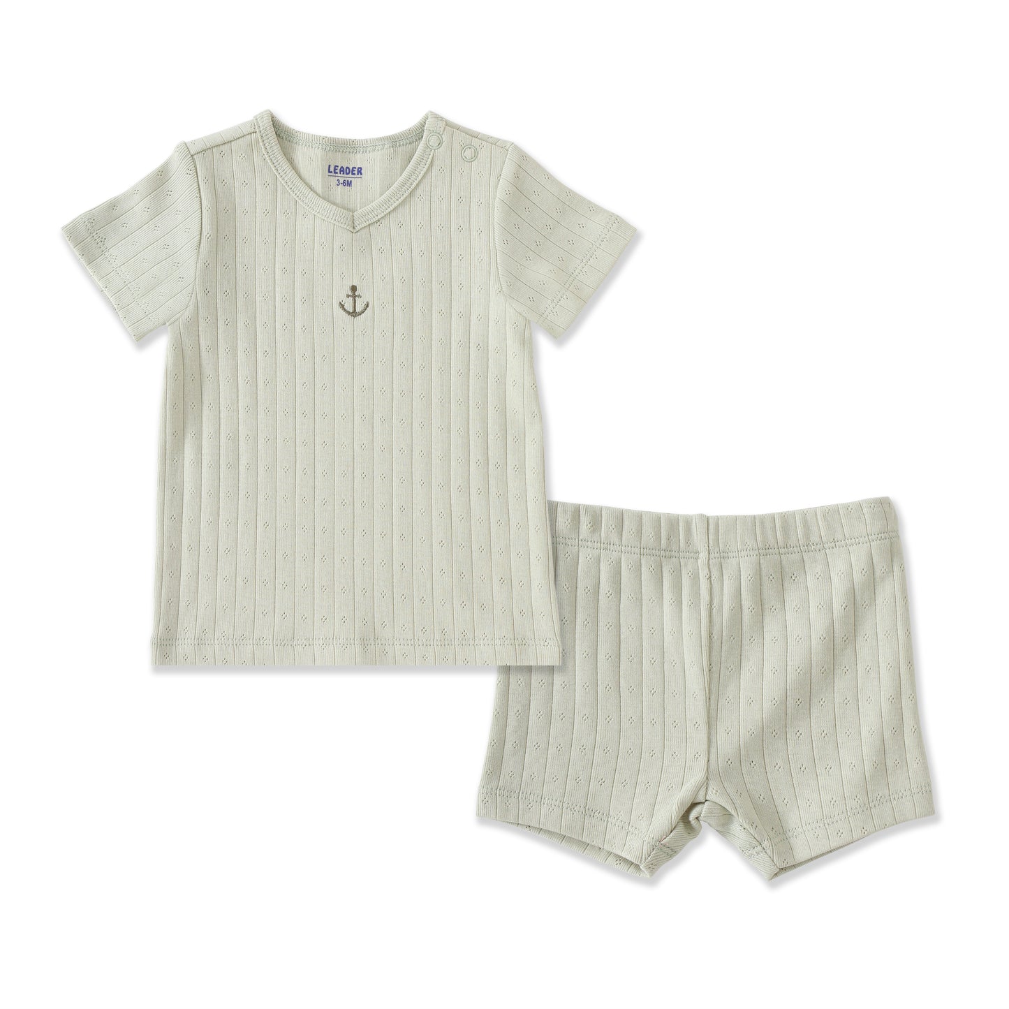 Baby Pointelle Short Sleeve Top & Shorts Set 158