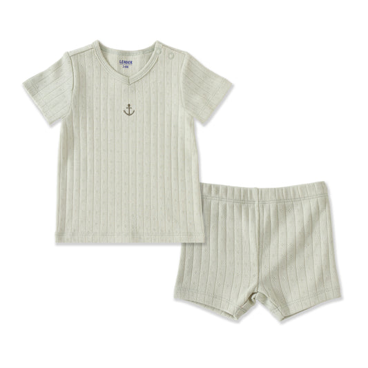 Baby Pointelle Short Sleeve Top & Shorts Set 158