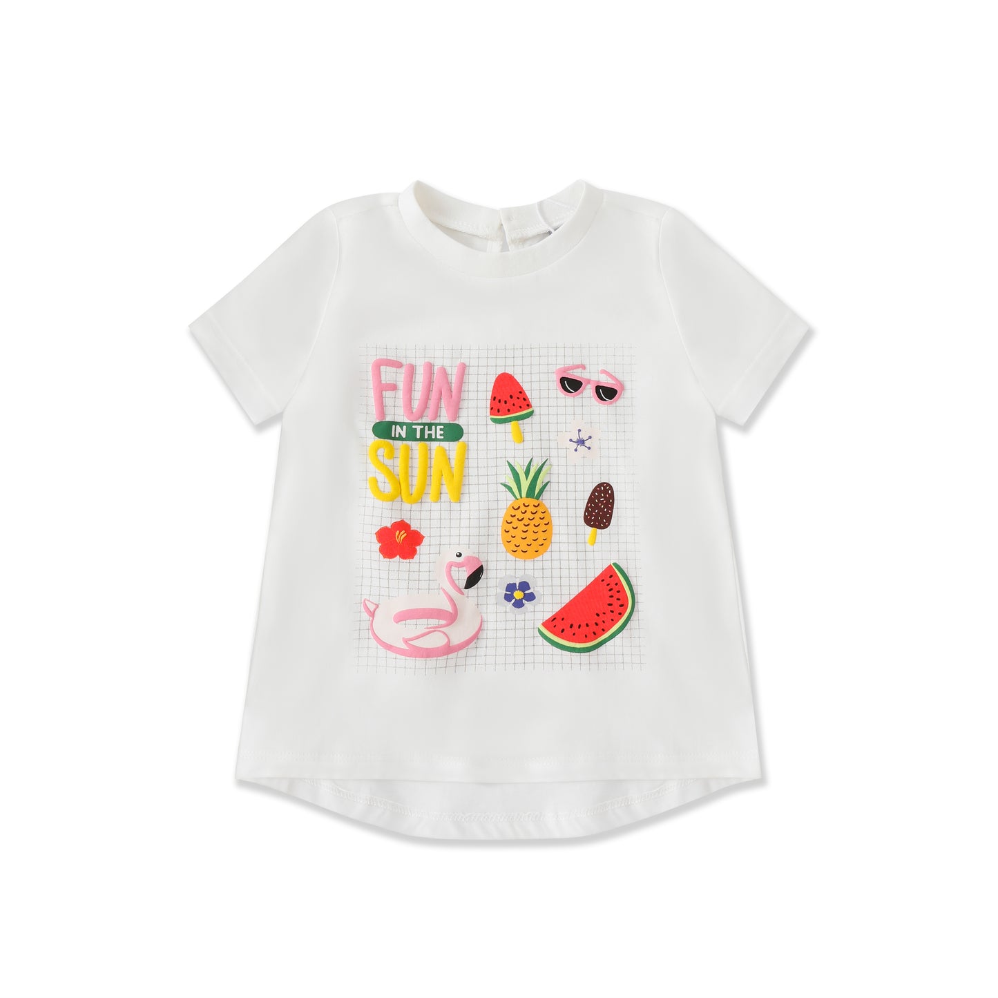 Girls Fun Fruit Graphic T-Shirt 126