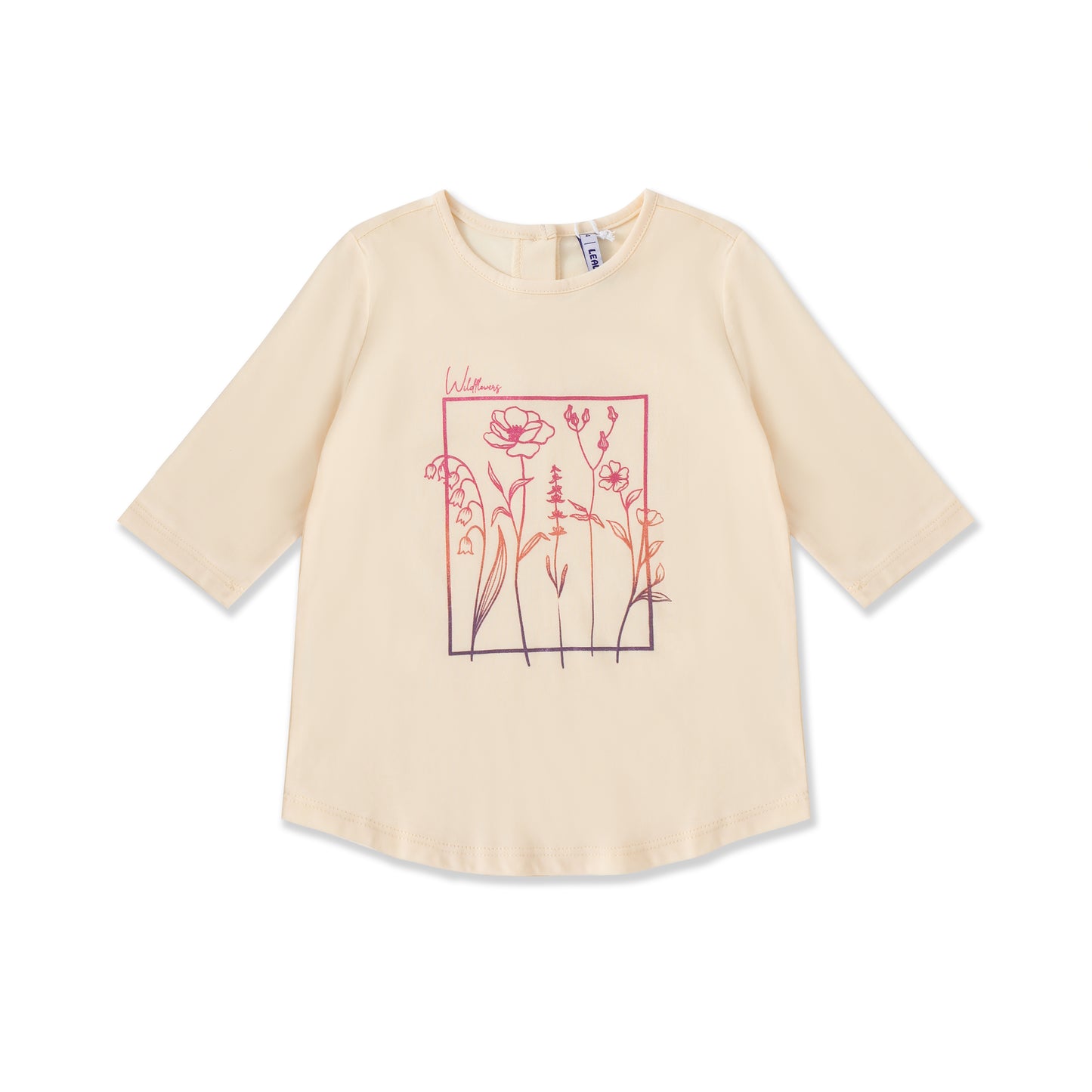 Girls Floral & Pineapple Long Sleeve T-Shirt 129