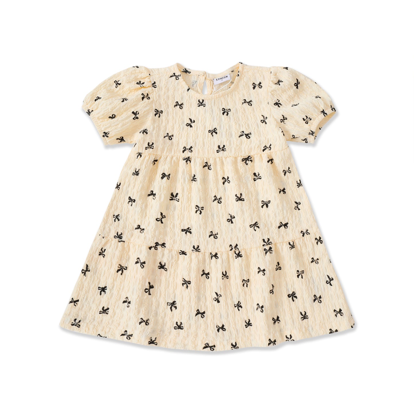 Dainty Print Collection Puff Sleeve Dress 133