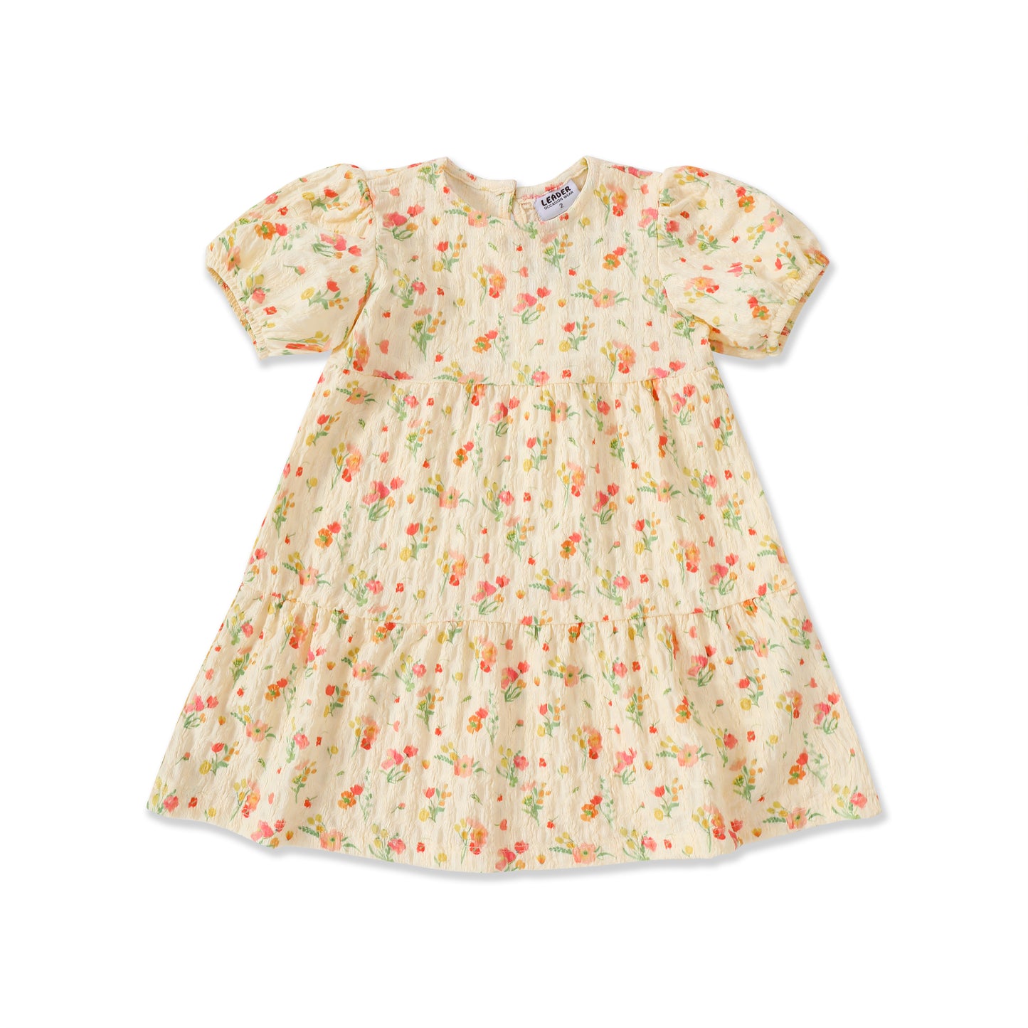 Dainty Print Collection Puff Sleeve Dress 133
